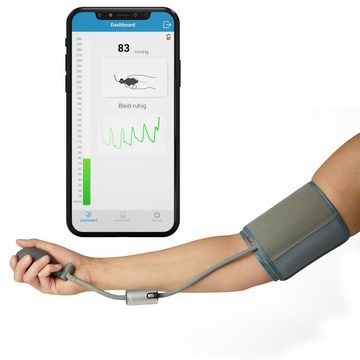 pulox Blutdruckmessgerät AirBP Messung am Oberarm mit Bluetooth und iOS Android App