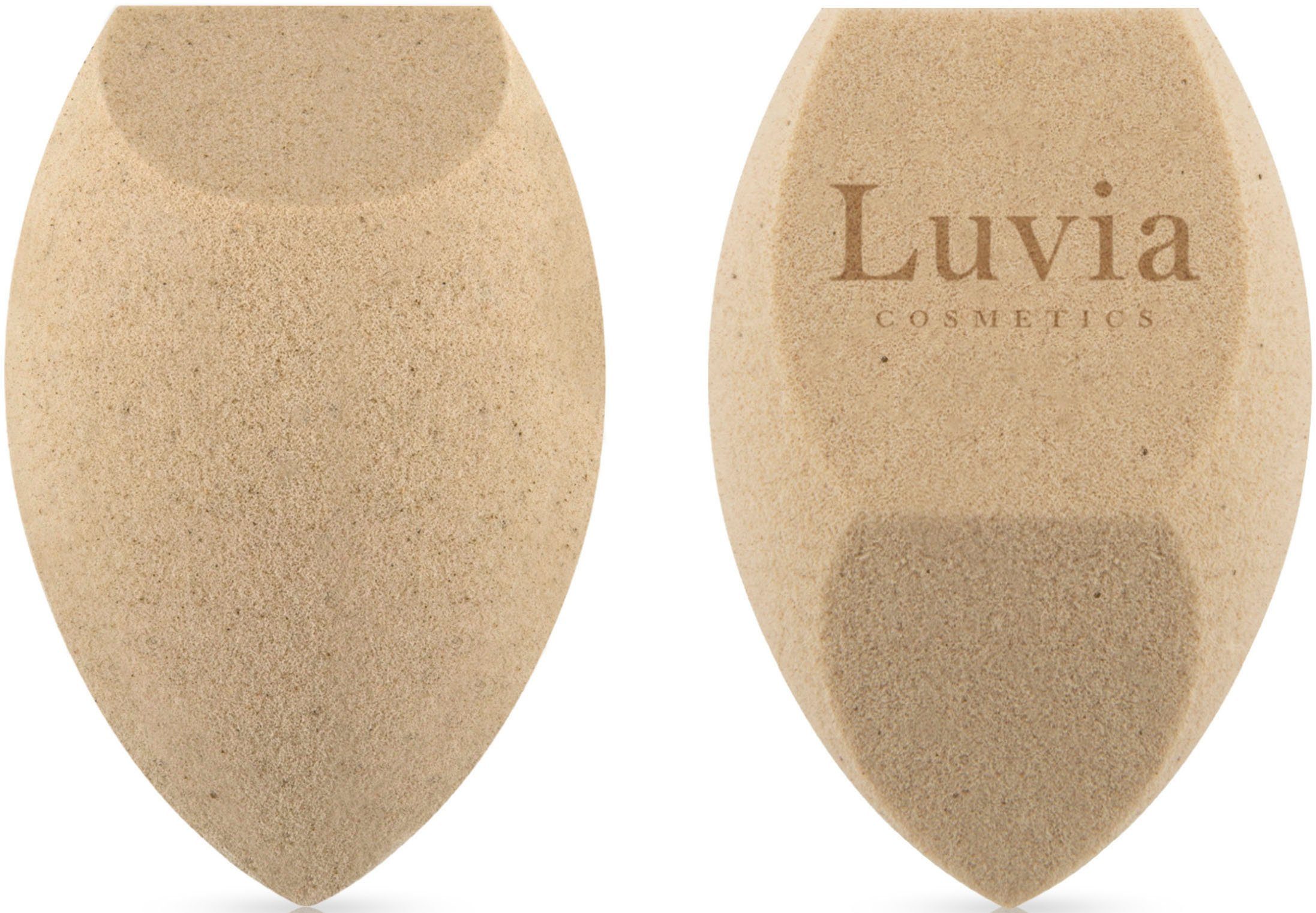 Luvia Cosmetics Make-up Schwamm TEA MAKE-UP SPONGE SET, Packung, 2 tlg., hautfreundlicher Make-up Schwamm mit wertvollen Tee-Bestandteilen, Feinporig für natürliches Hautbild, geringer Verbrauch mit Tee-Extrakt