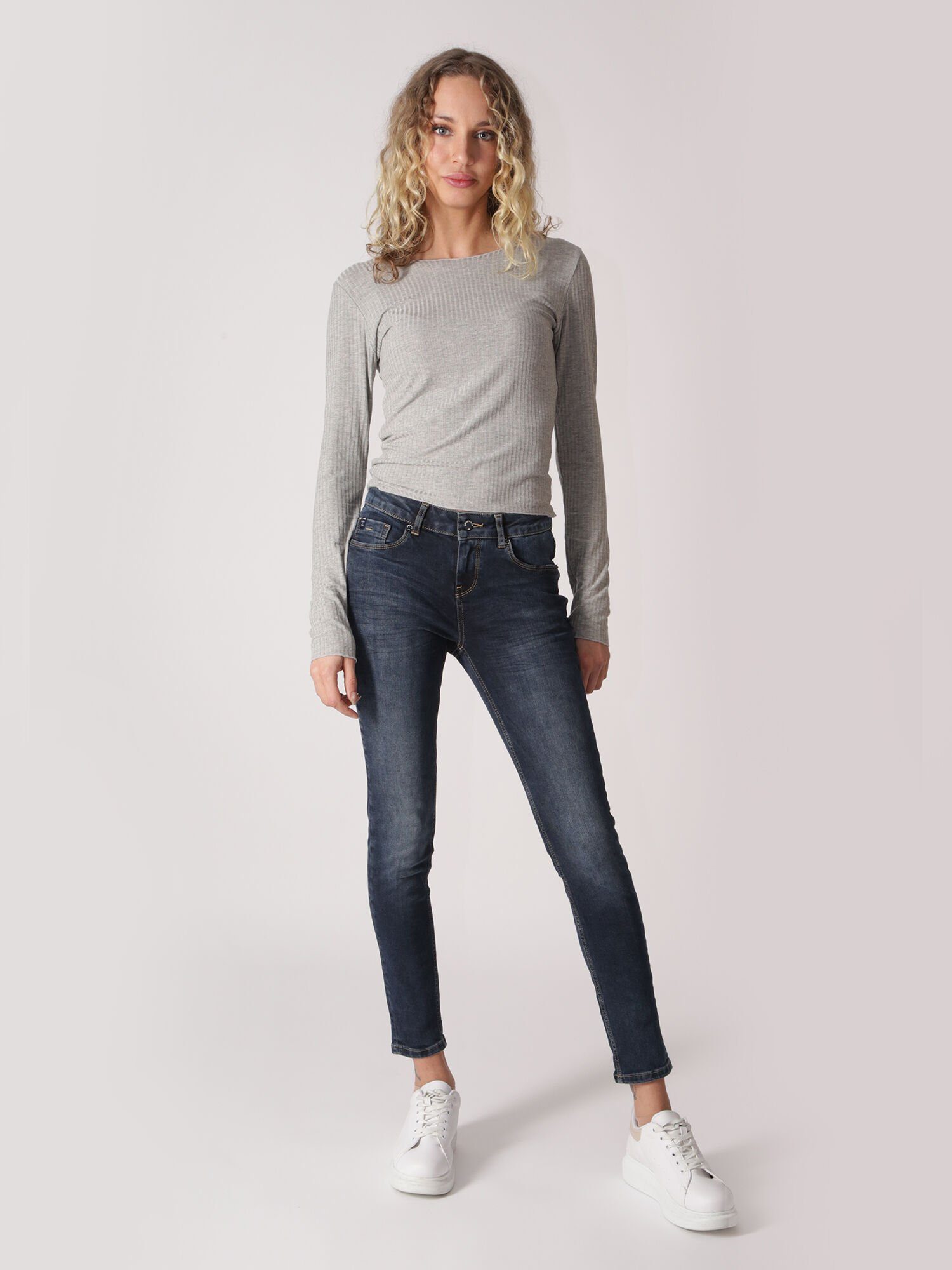 Miracle of Denim Skinny-fit-Jeans Sina im Five-Pocket-Stil | Stretchjeans