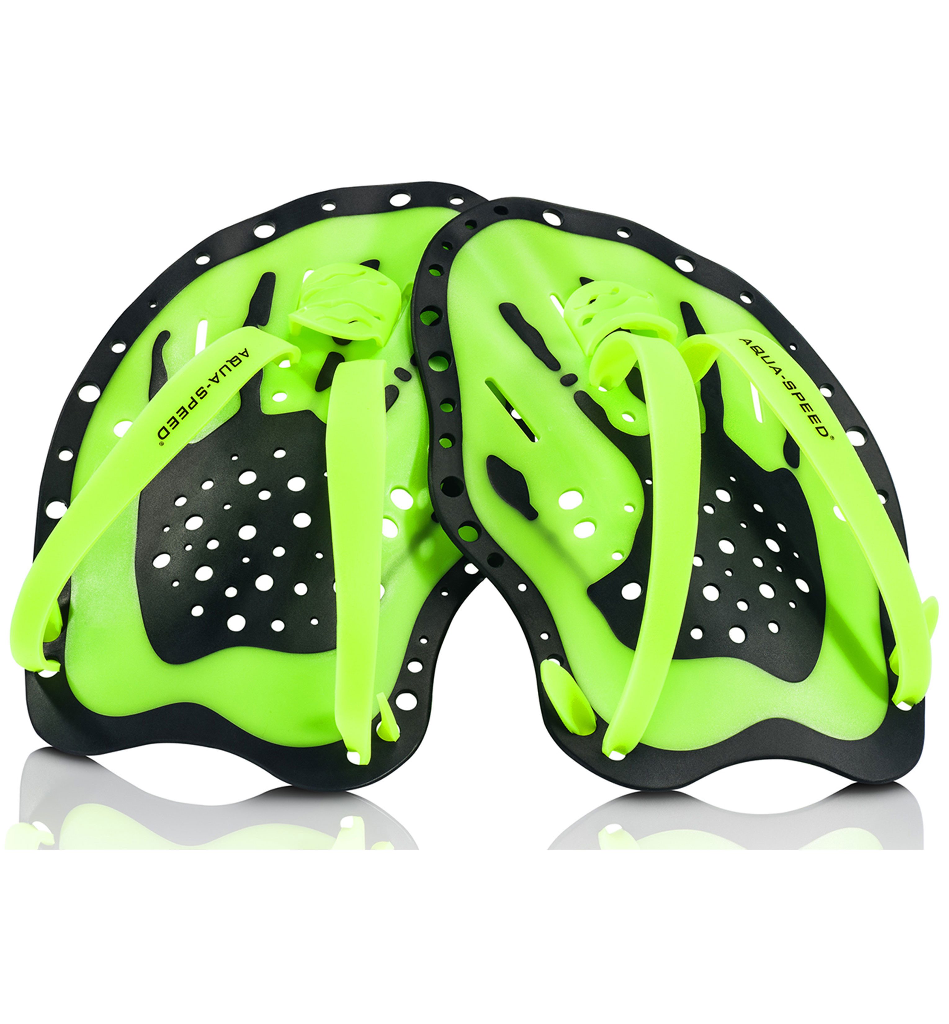 Aqua Speed Schwimmhilfe SWIM PADDLE – Trainingshilfe für Schwimmer – schwarz-grün (Krafttraining & Technikschulung – Für ambitionierte Sportler)