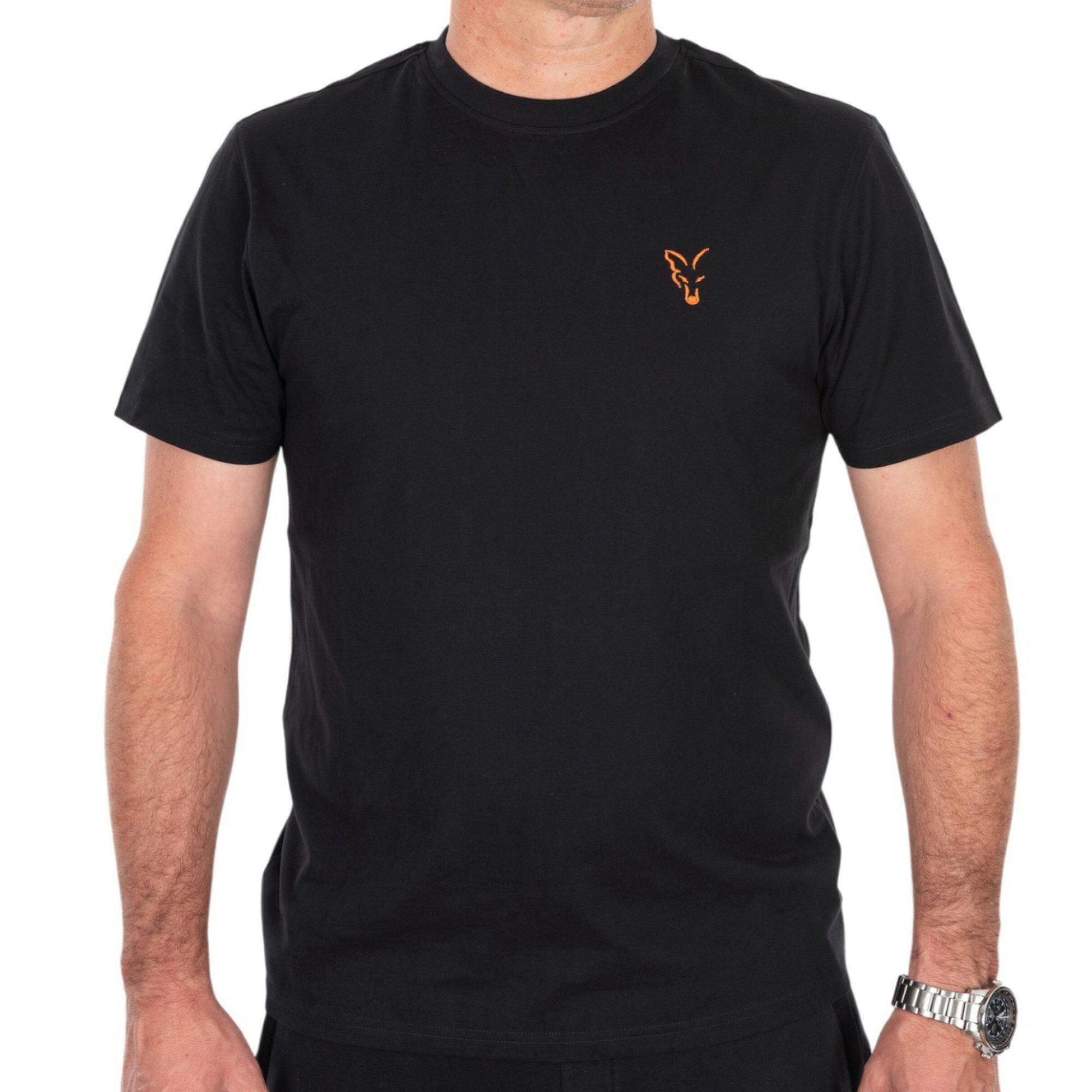 FOX International T-Shirt Classic T - Black / Orange