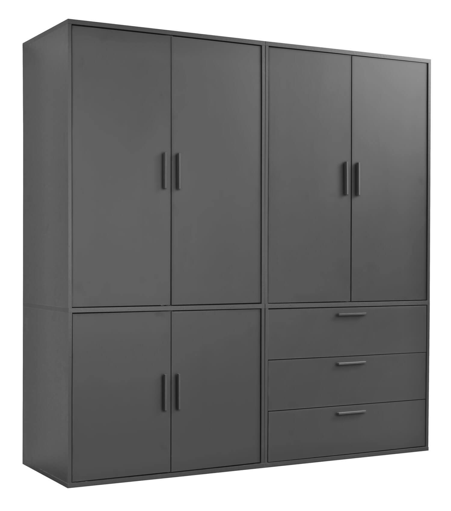 mokebo Kleiderschrank Der Grenzenlose (6-Türig & günstig online kaufen