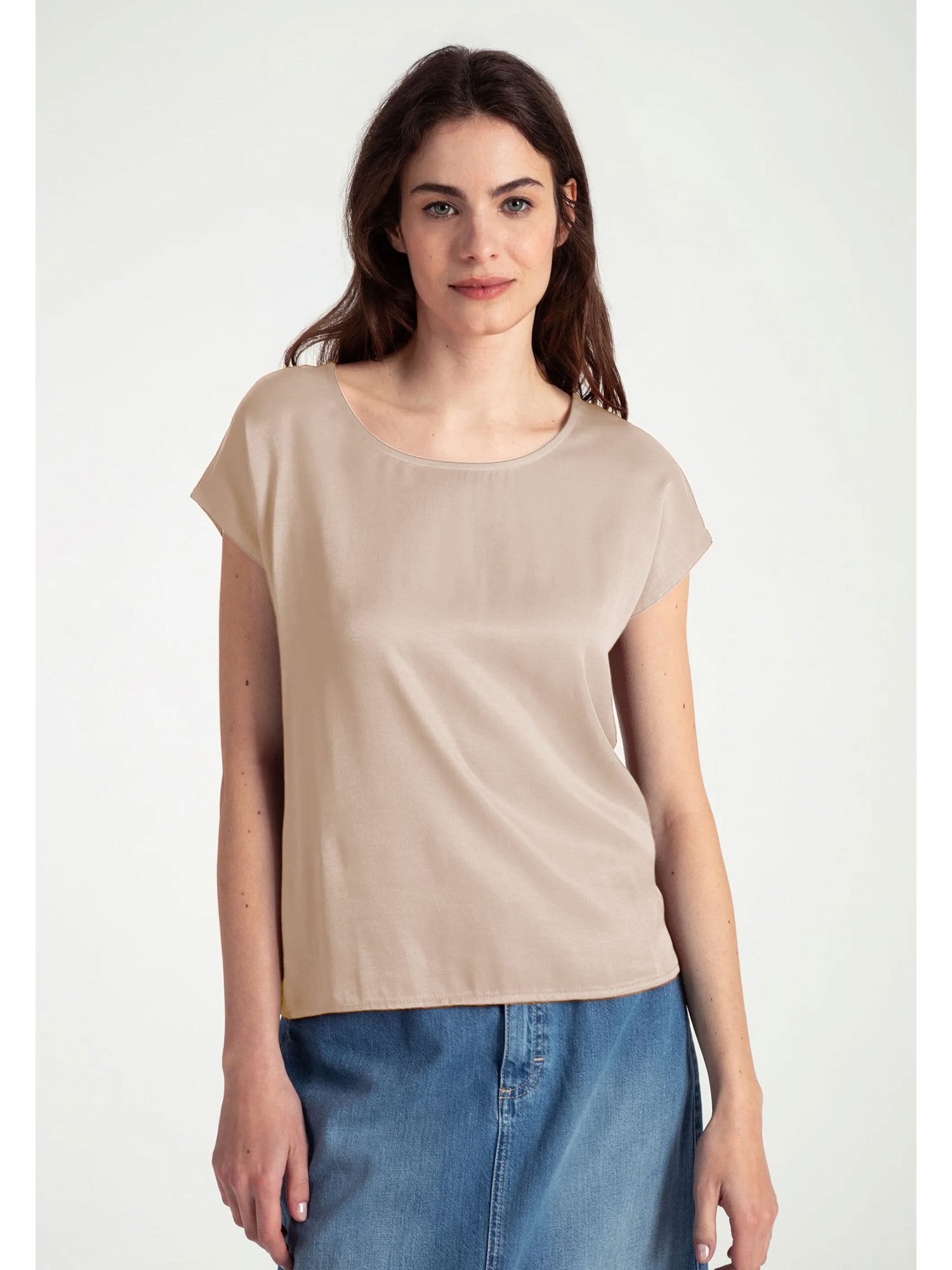 MORE&MORE Kurzarmshirt Blusenshirt