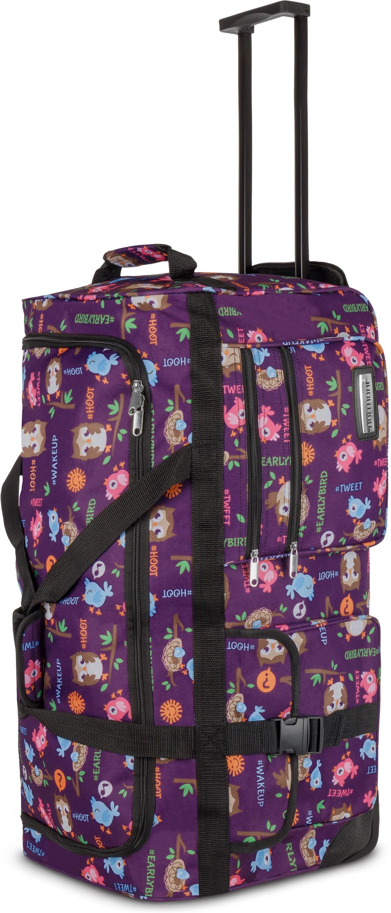 normani Reisetasche Reisetasche mit 3 Rollen 80 Liter, Trolley mit leichtlä günstig online kaufen