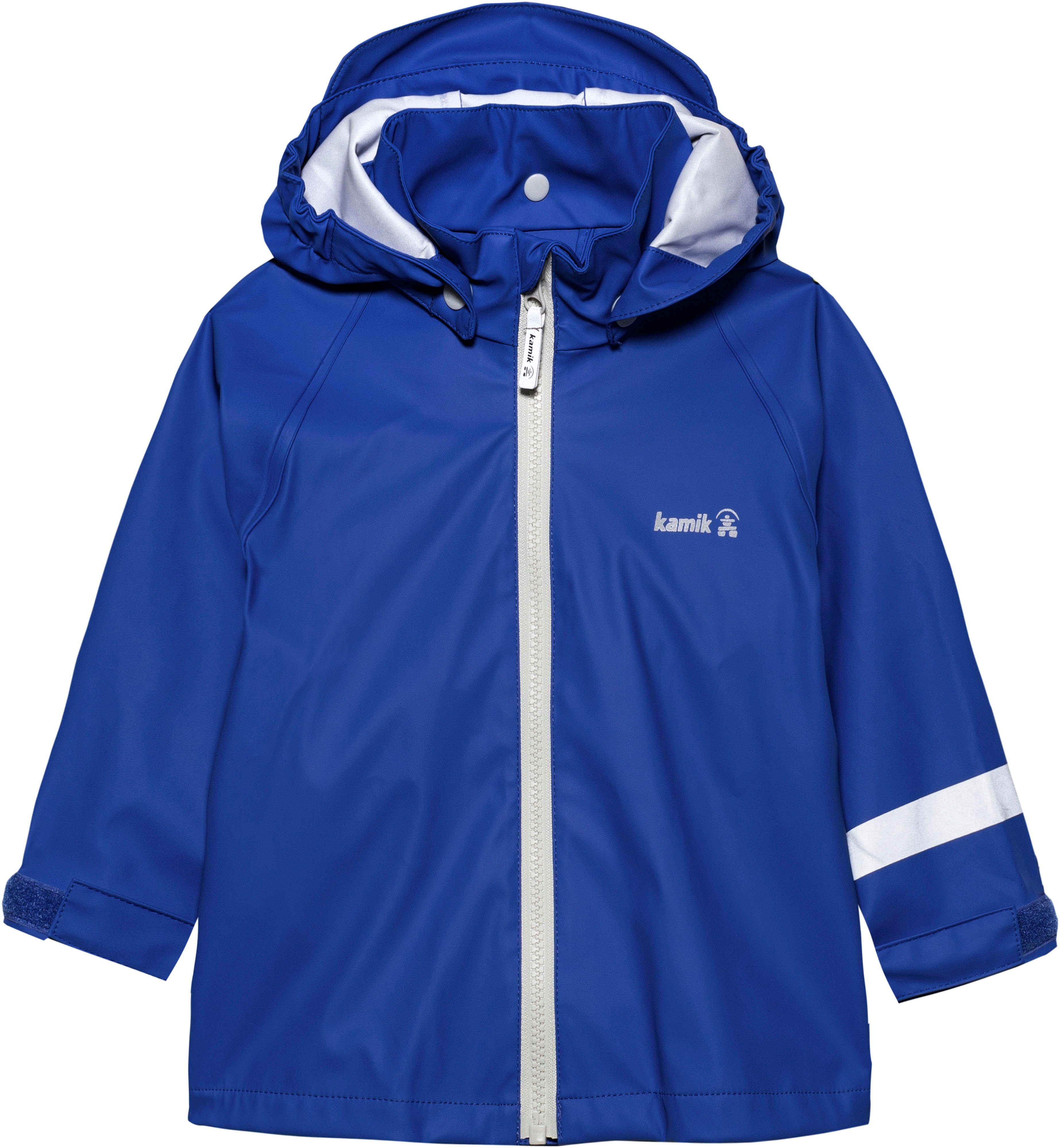 BAY - Kinder für und SPOT Regen- Kamik marine Matschjacke BAY