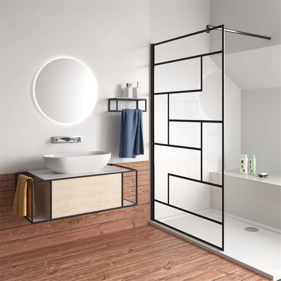 duschspa Duschwand Walk in Dusche Duschwand Duschtrennwand Duschkabine Glas günstig online kaufen