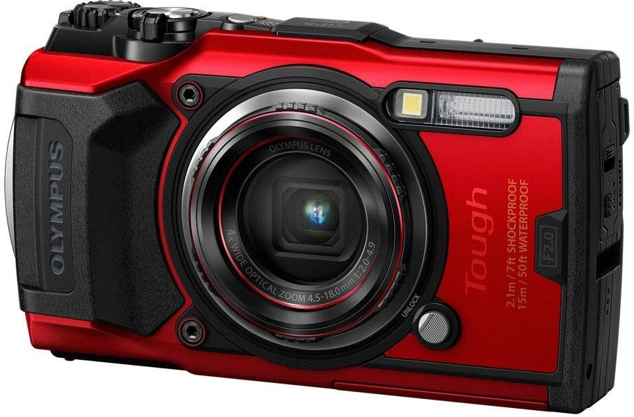 Olympus Tough TG-6 und (Wi-Fi), Zoom, Foto- Videoqualität Outdoor-Kamera 4x opt. MP, (12 WLAN Hervorragende