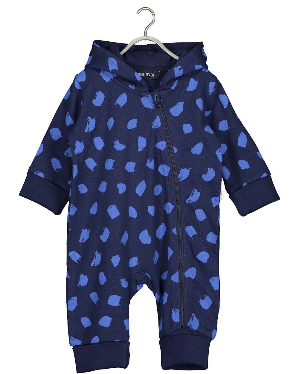 Blue Seven Overall Blue Seven Baby Overall Jumpsuit Kapuze dunkelblau ultramarin blau (1-tlg)