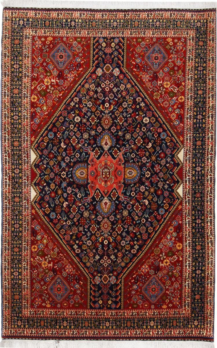 Orientteppich Shiraz Firuzabad Antik 130x201 Handgeknüpfter Orientteppich, Nain Trading, rechteckig, Höhe: 5 mm