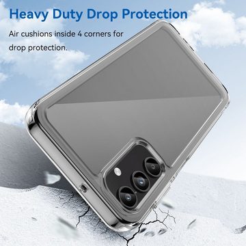 Wigento Handyhülle Für Samsung Galaxy A15 TPU Schutz Handy Hülle Case Cover Transparent