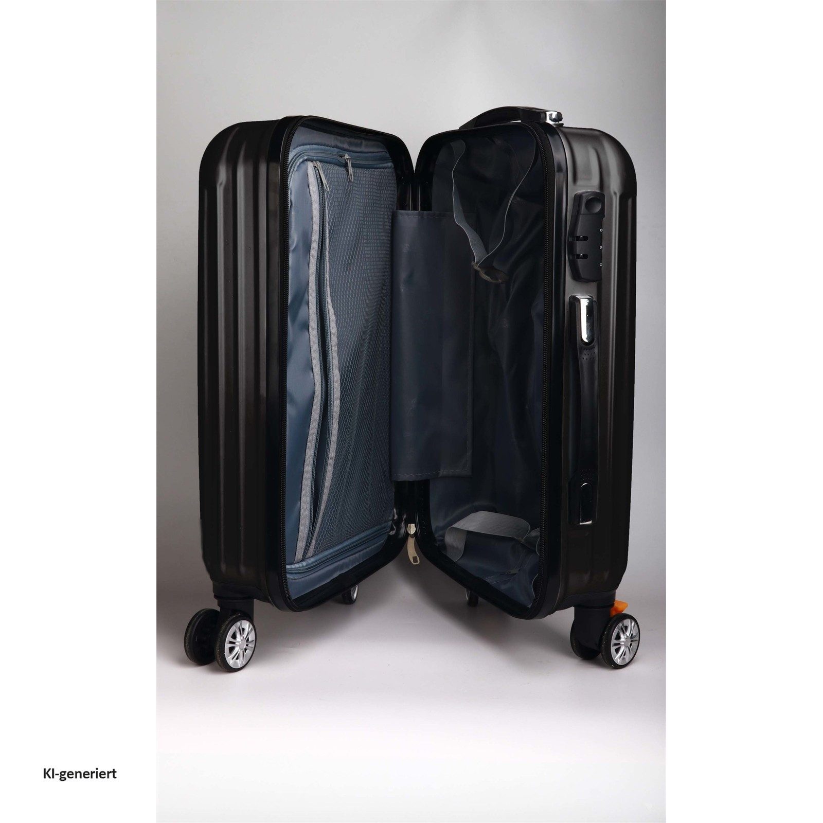 HTI-Living Kofferset Kofferset 3-teilig High Level, 4 Rollen, (Set, 3 tlg., 3 Koffer), Hartschalenkoffer mit Rollen Teleskopgriff