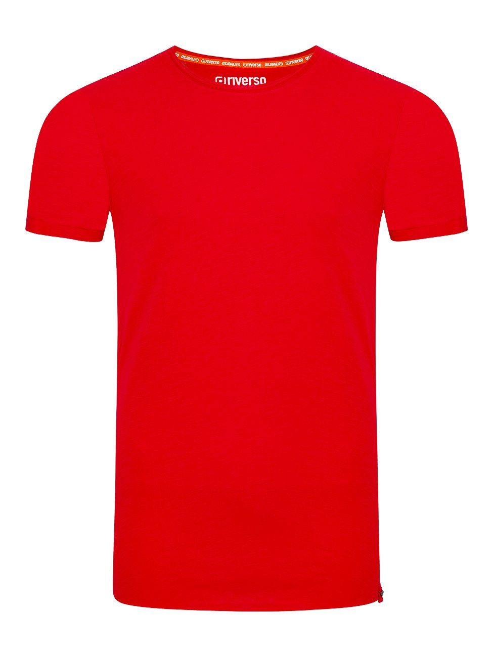 Baumwolle 100% riverso T-Shirt Red (4-tlg) RIVJonas Middle O-Neck (15300)