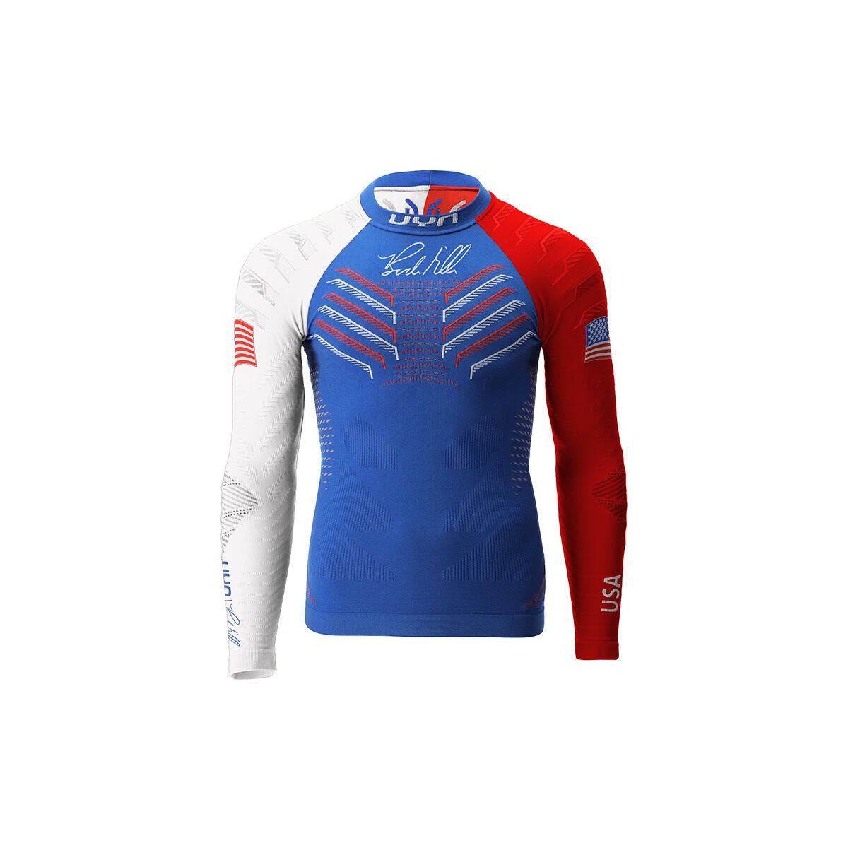 UYN Funktionsunterhemd Natyon 3 0 USA Bode Miller Underwear Shirt Long Sleeve TURTLE Neck Hochleistungs-Thermoshirt für maximale Bewegungsfreiheit und
