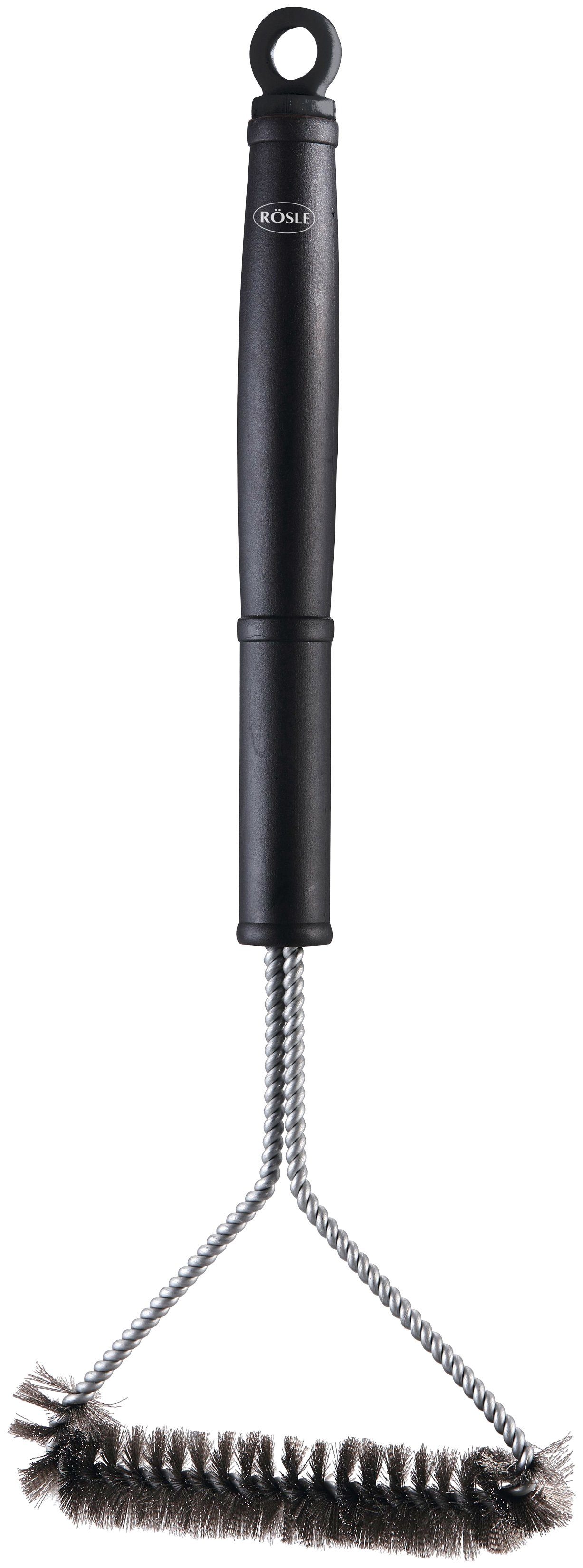 RÖSLE Reinigungsbürste No.1, 25168, für Grillroste aus Edelstahl, Stahlborsten, Länge 43 cm