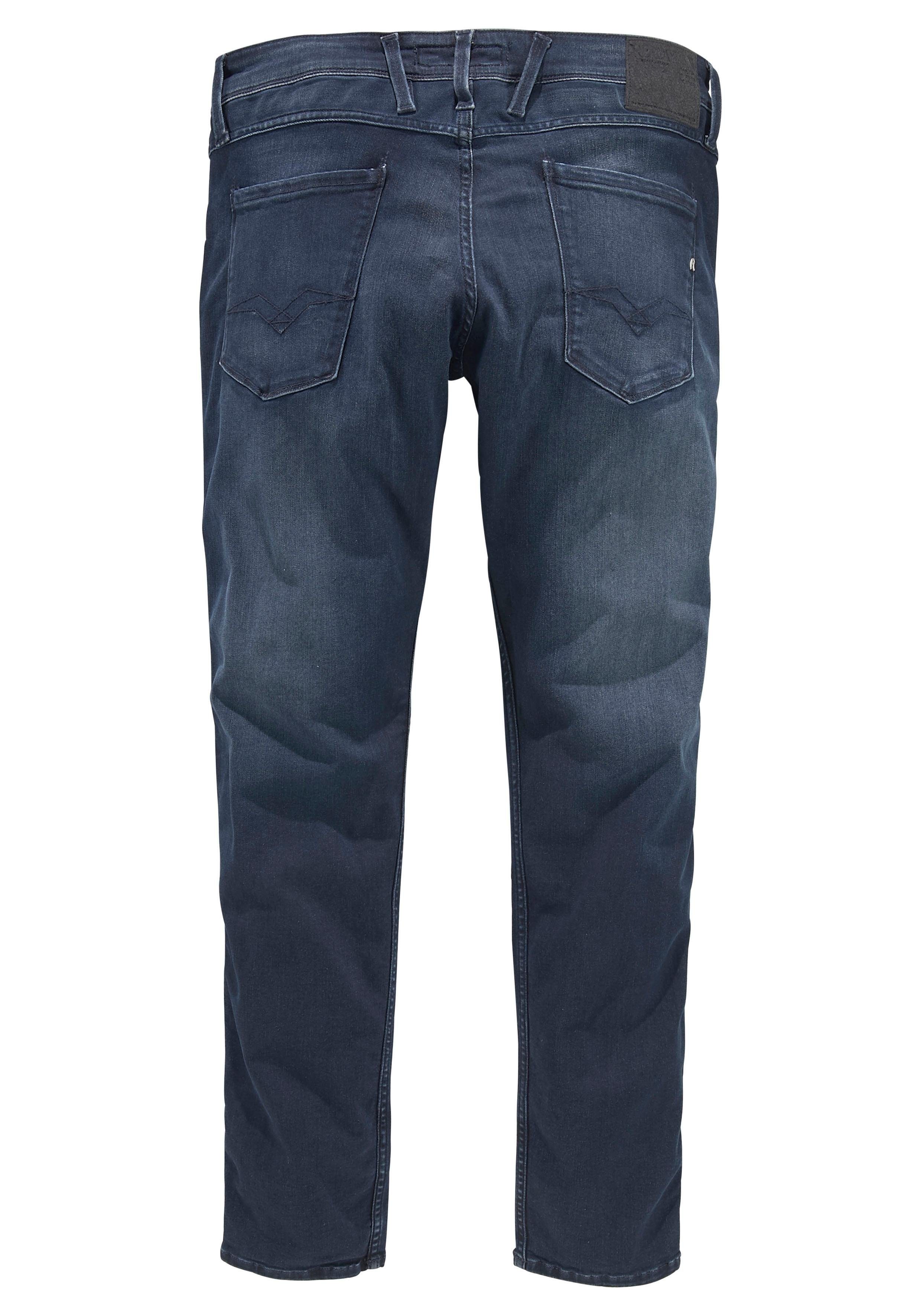 Superstretch Replay Anbass Slim-fit-Jeans darkblue