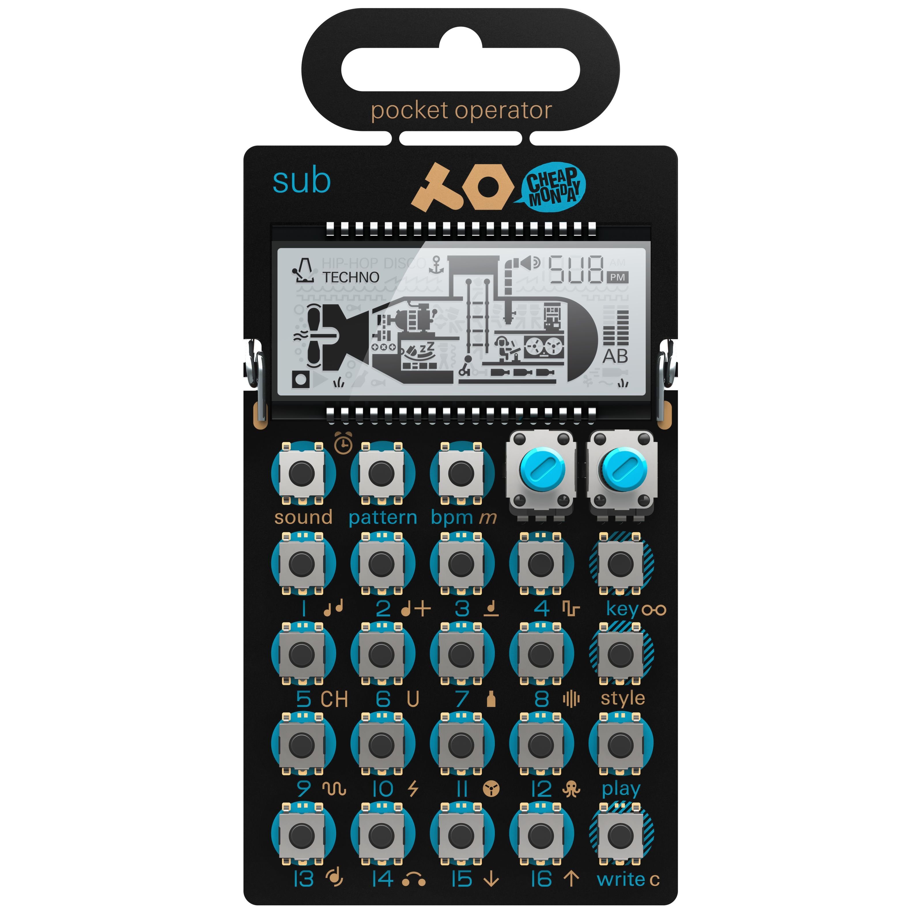 Teenage Engineering Synthesizer (PO-14 sub, Synthesizer, Mini Synthesizer), PO-14 sub - Mini Synthesizer