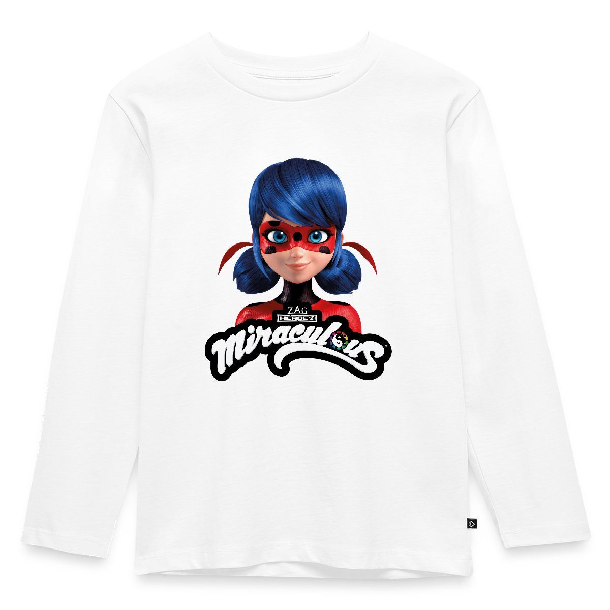 T-Shirt Miraculous Ladybug Mit Logo Kinder Premium Langarmshirt