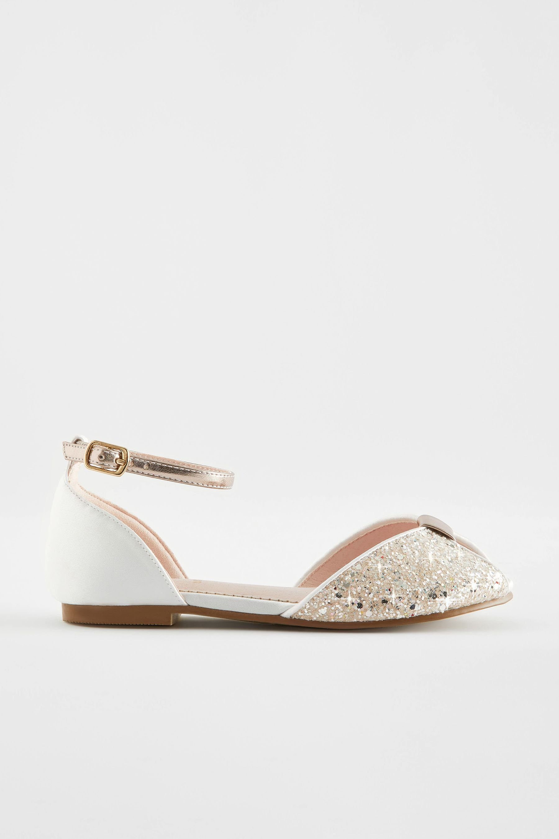 Next Brautjungfern-Schuhe für besondere Anlässe Sandale (1-tlg) Gold Glitter