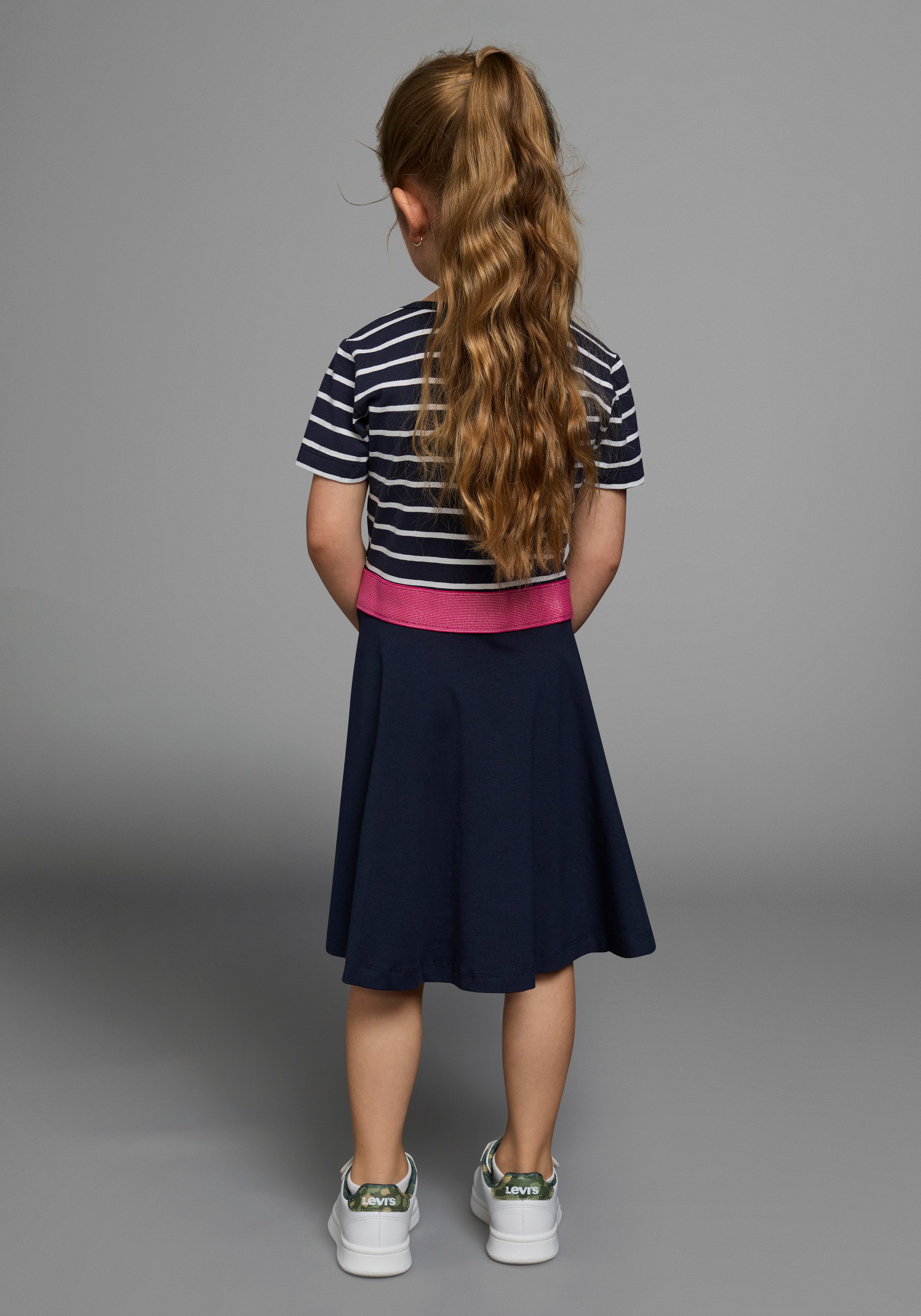 KangaROOS Jerseykleid für kleine Mädchen kniefrei, aus Jersey, kurzärmelig