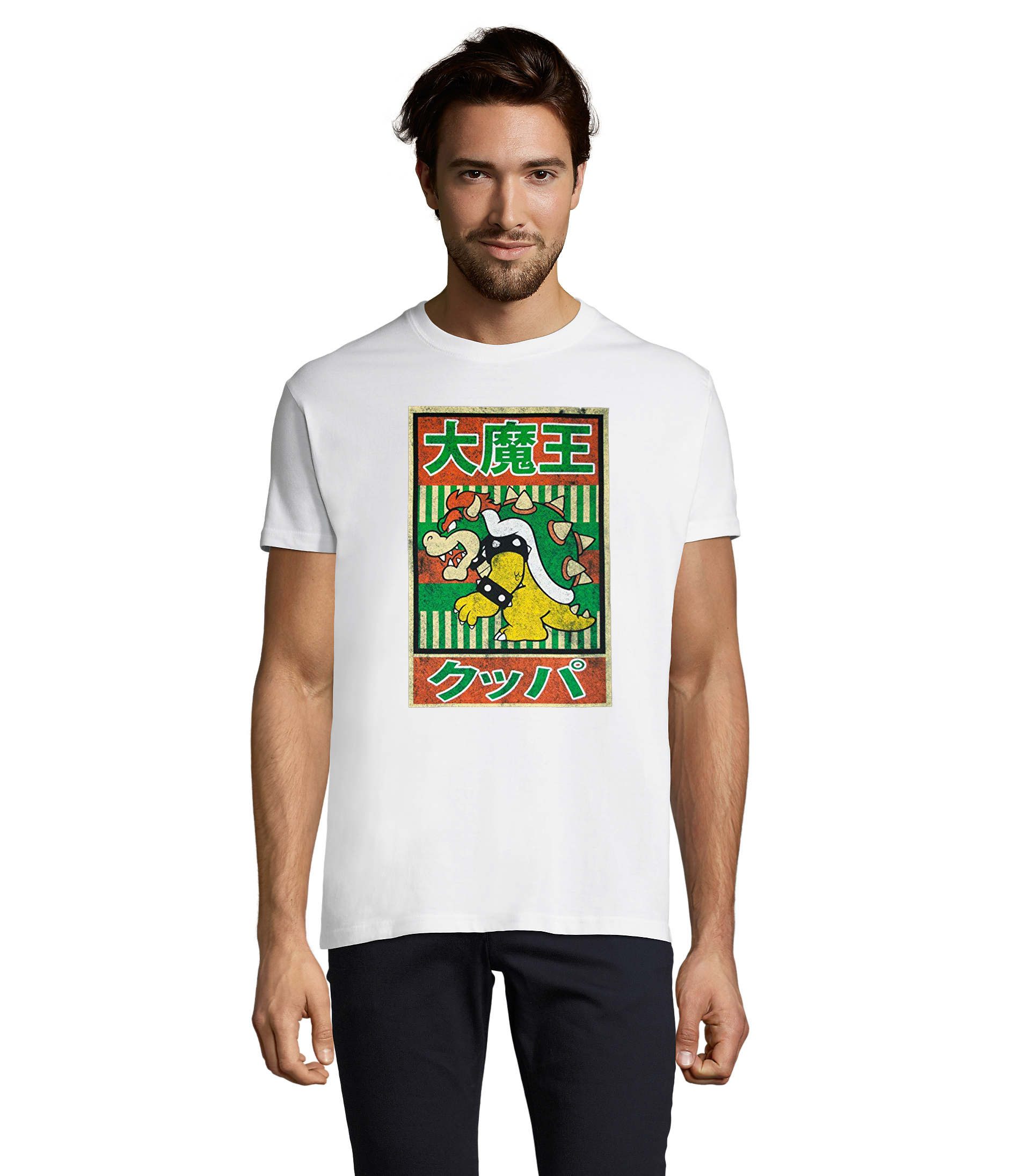 Blondie & Brownie T-Shirt Bowser Japan Herren T Shirt Manga Print Retro Print (Einzelartikel) BowserJapan H Tee Retro Manga Print