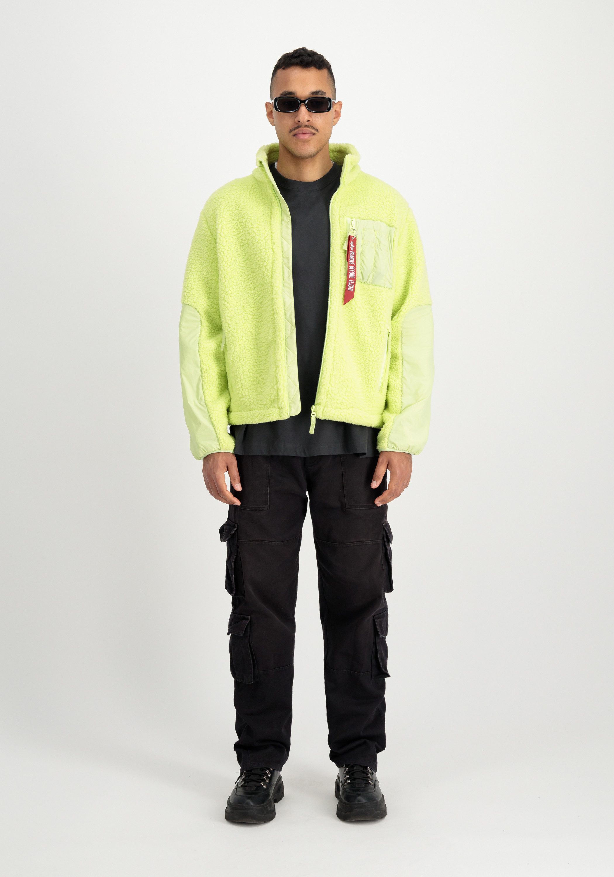 Alpha Industries Funktionsjacke Sherpa Zip-Jacket