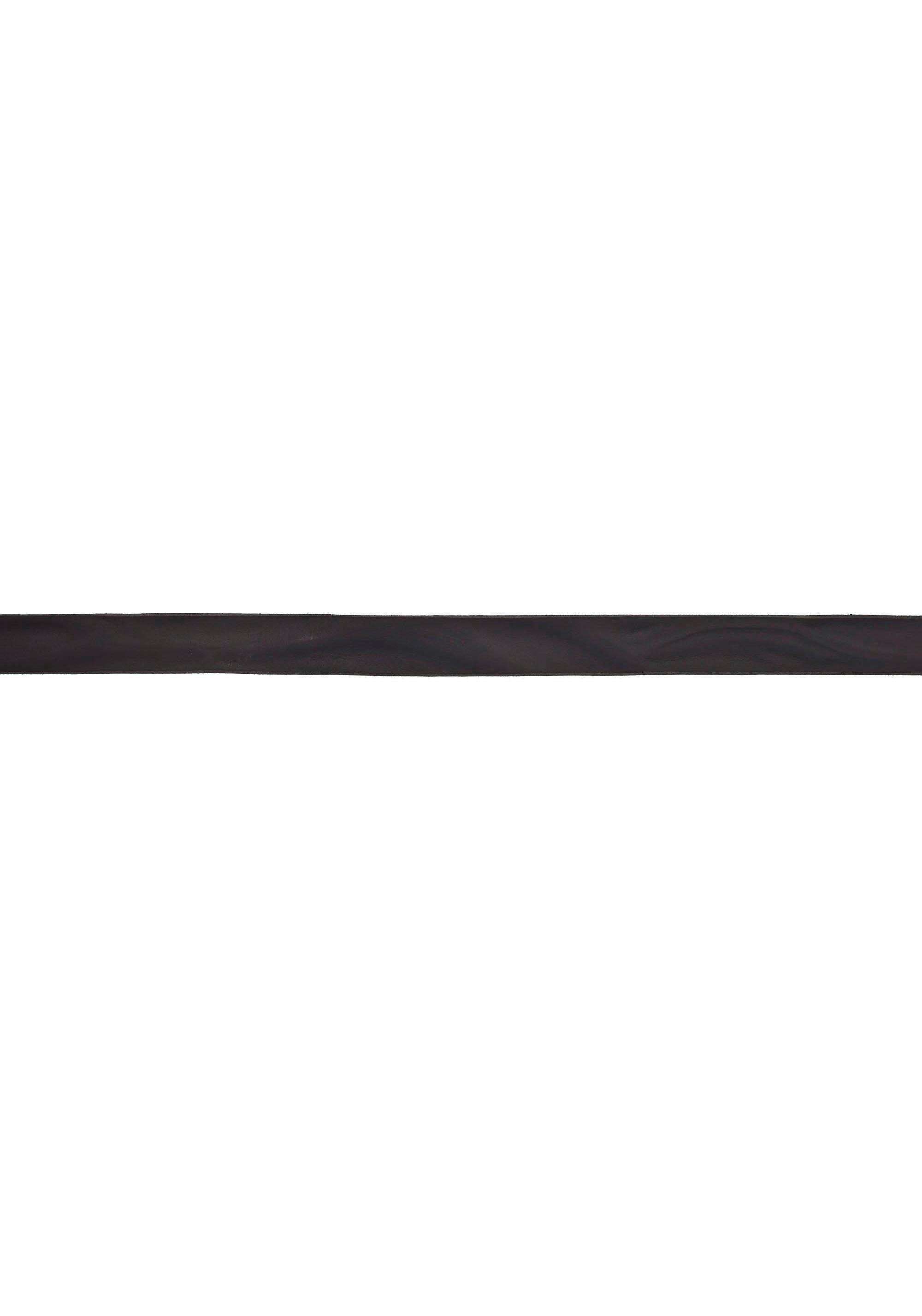 Vanzetti Vollrindleder mit partieller Rochenprägung schwarz Ledergürtel