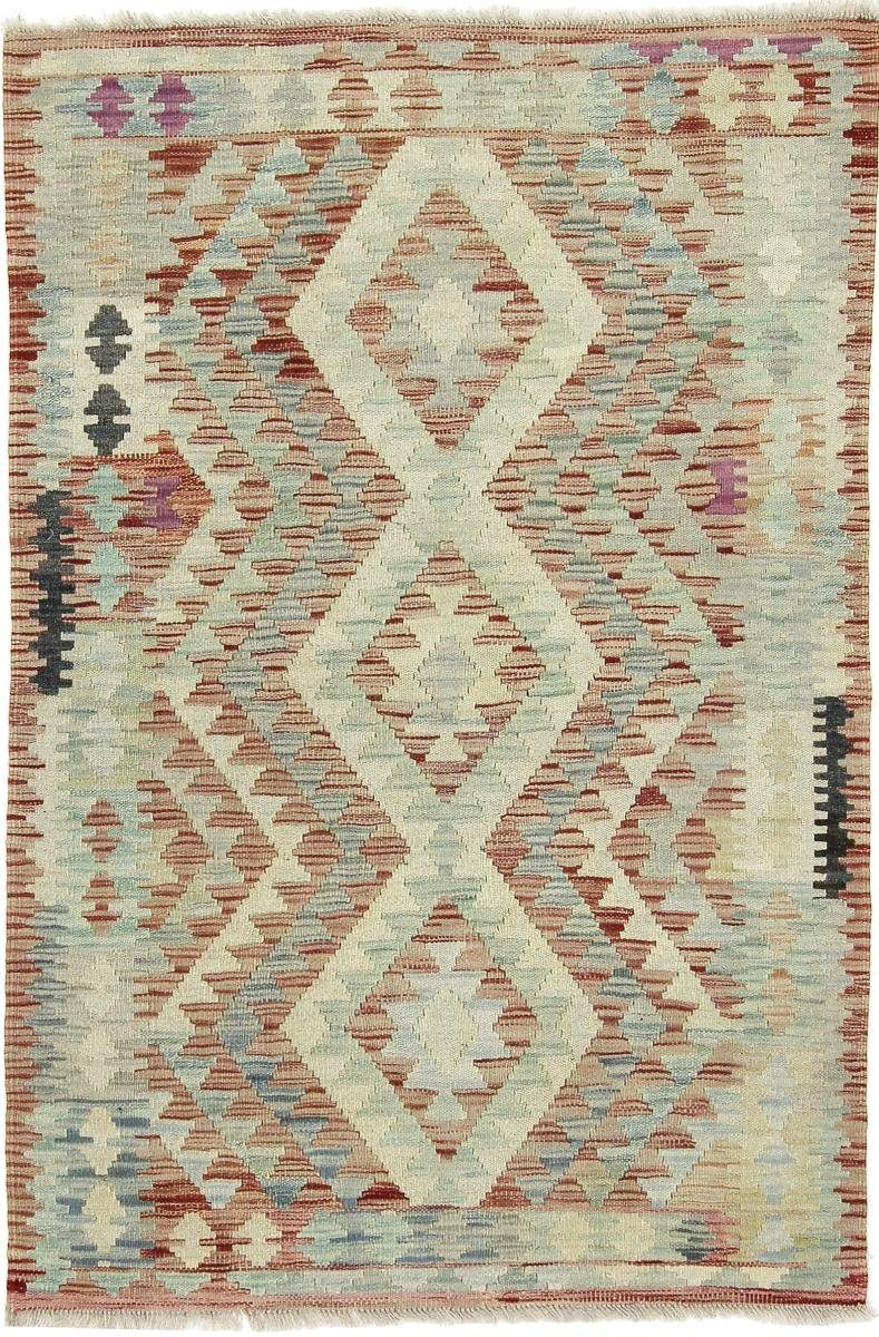 Orientteppich Kelim Afghan Heritage 97x147 Handgewebter Moderner Orientteppich, Nain Trading, rechteckig, Höhe: 3 mm