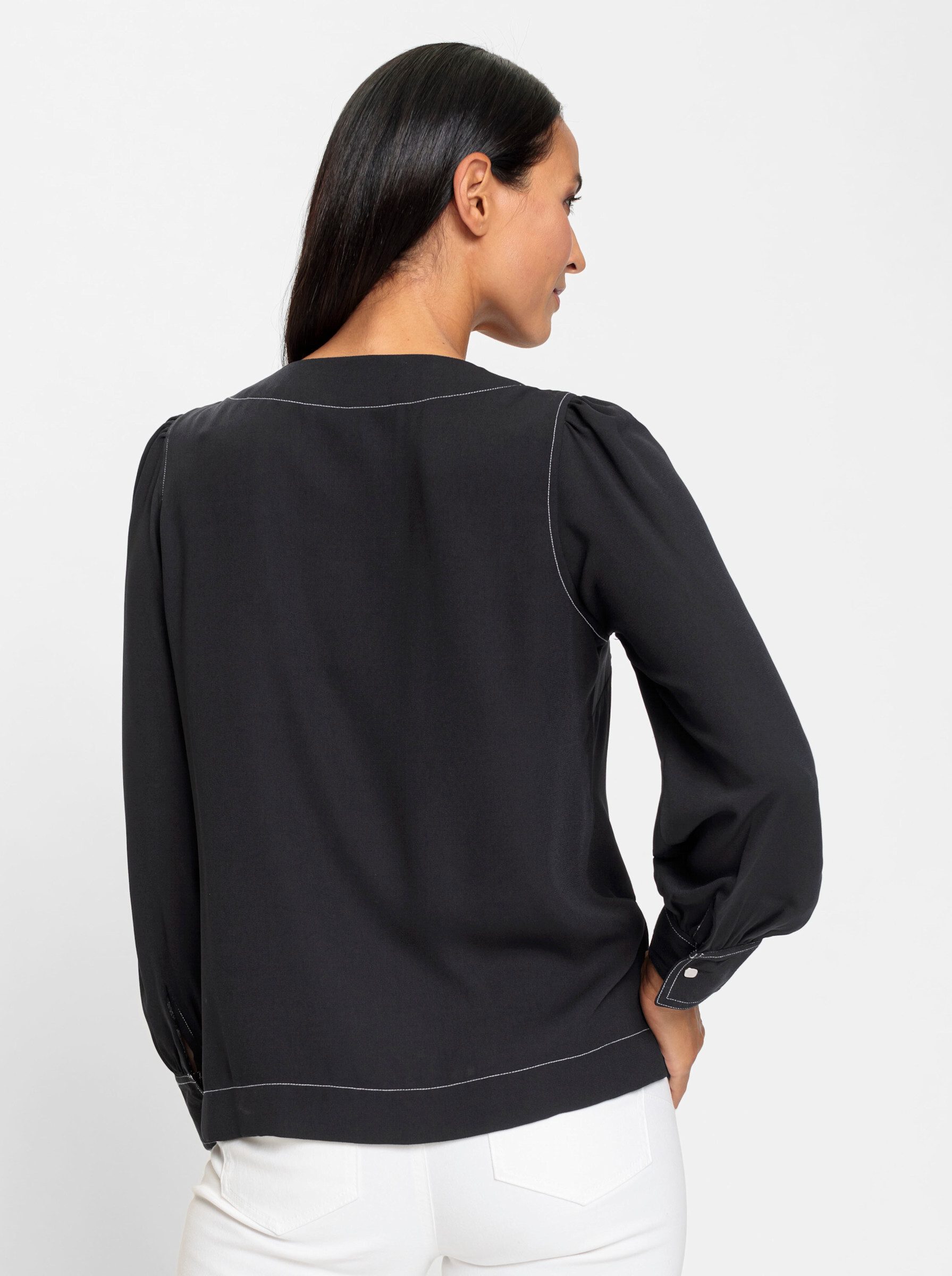 heine Klassische Bluse Langarmbluse . günstig online kaufen