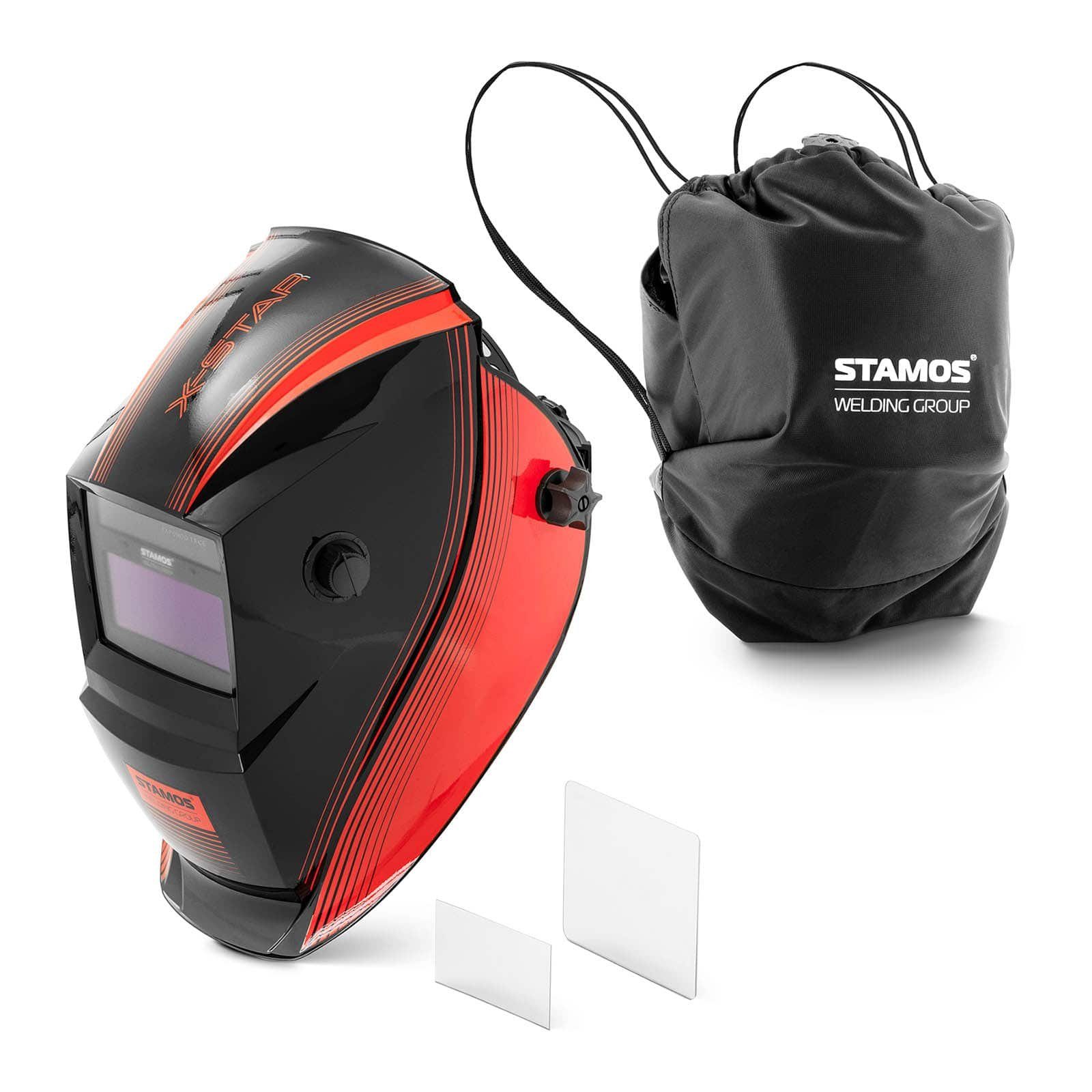 Stamos Welding Group Schweißhelm Schweißhelm X-STAR automatischer Schweißhelm Schweißerhelm