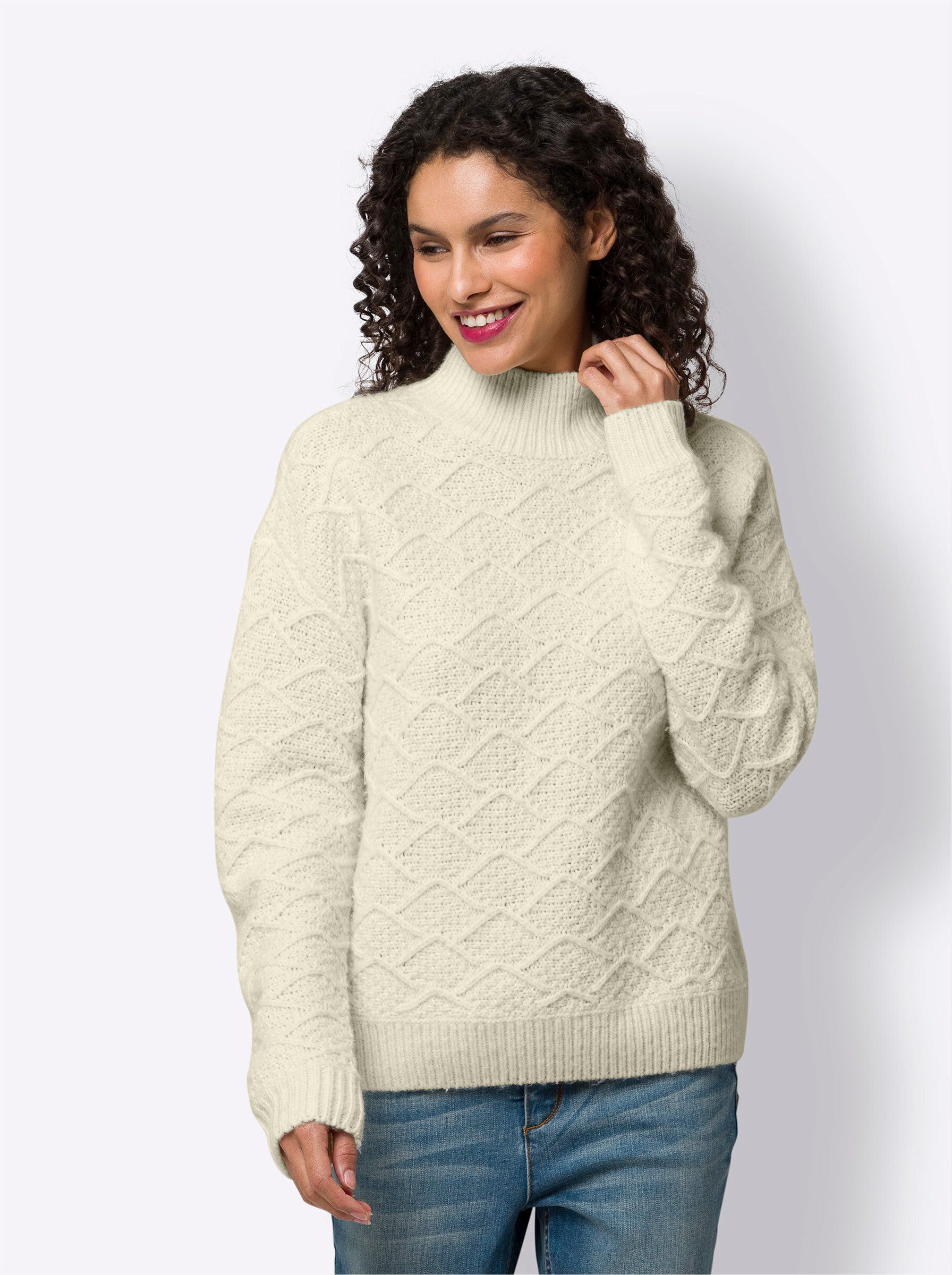 heine Strickpullover Pullover Langarm Grobstrick. € 59,99