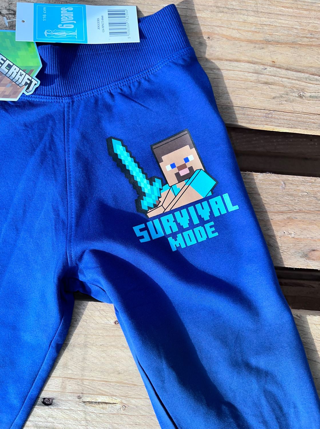 Minecraft Jogginghose Minecraft Jogginghose in Blau Gr. 116 128 134 140 152
