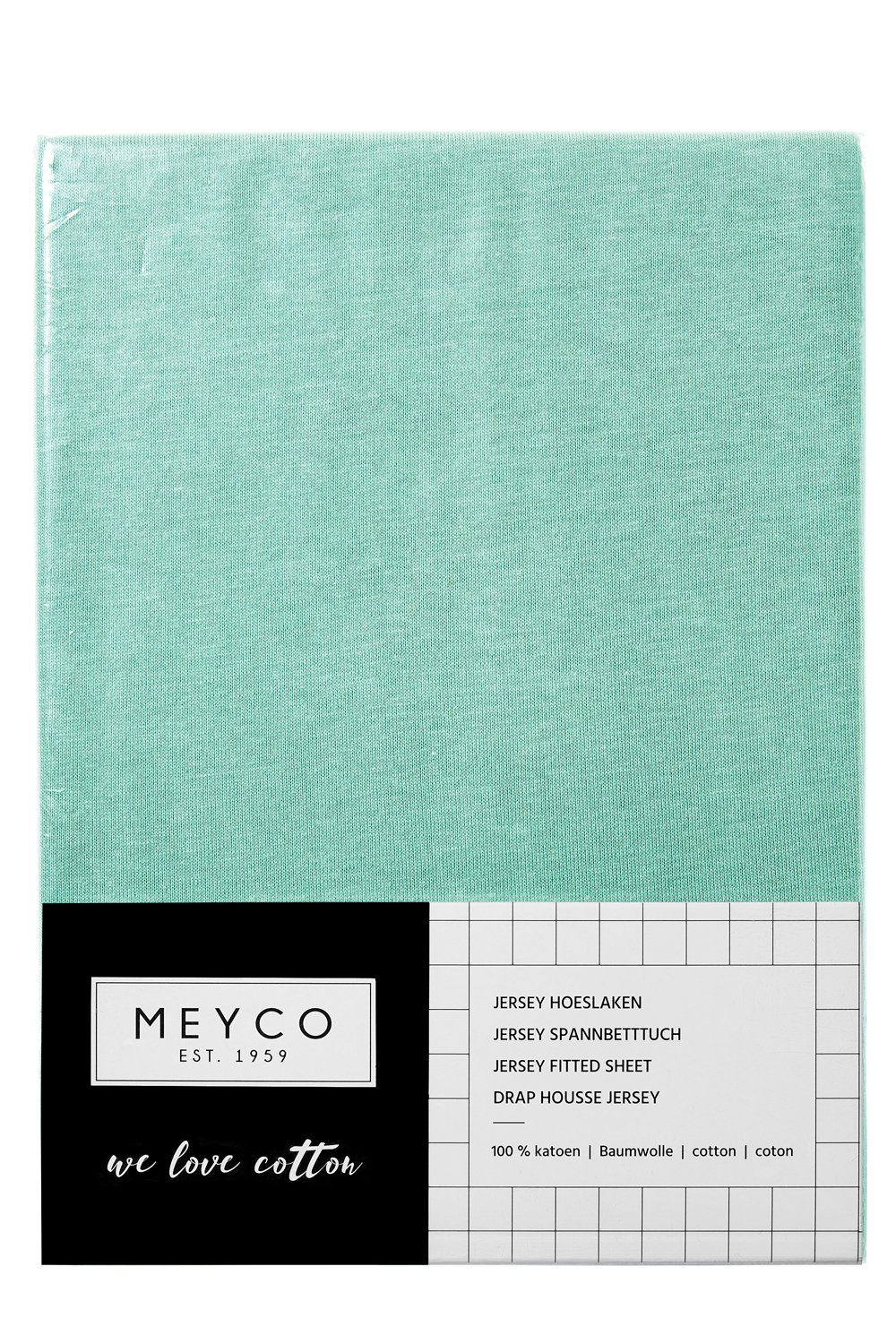 Meyco Baby Spannbettlaken Uni New Mint, günstig online kaufen