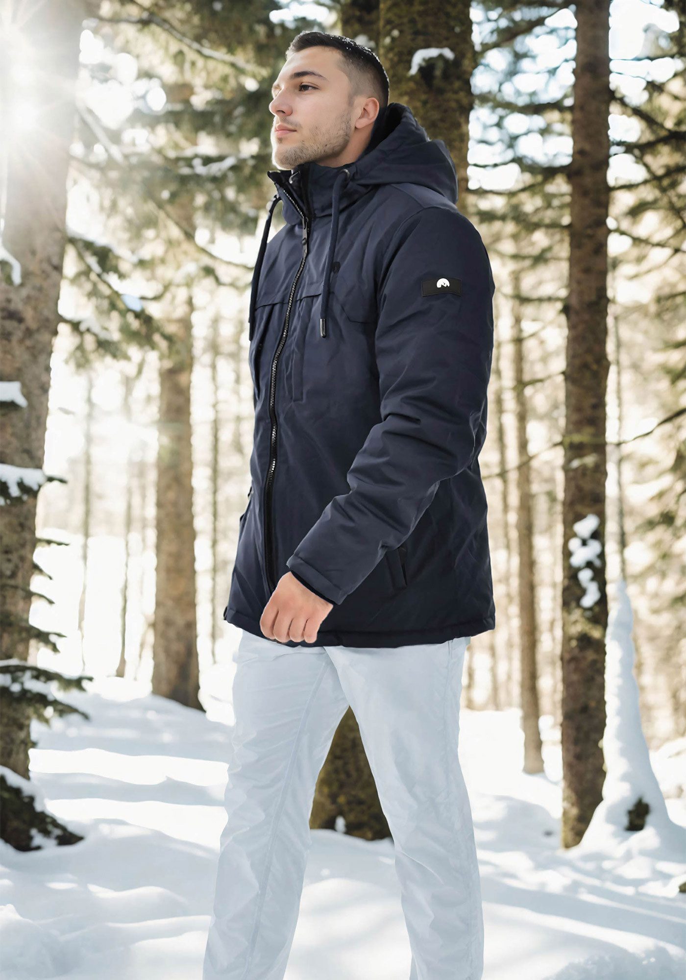 Arctic Seven Winterjacke ASIvaar Mit warmem Teddyfell gefüttert
