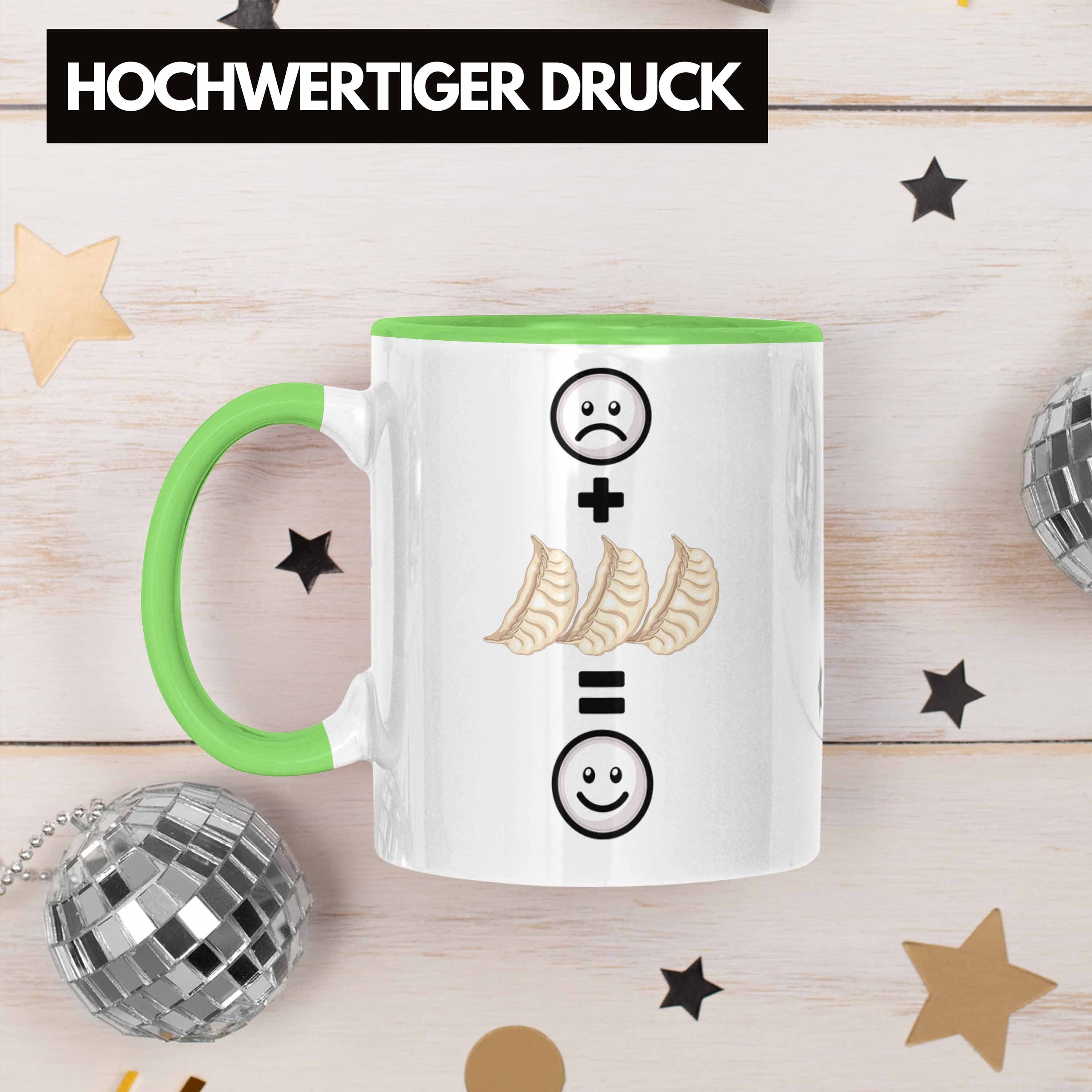 : für Lustige Dumpling-Liebhaber Geschenkidee Grün Trendation Tasse Dumplings Geschenk Tasse