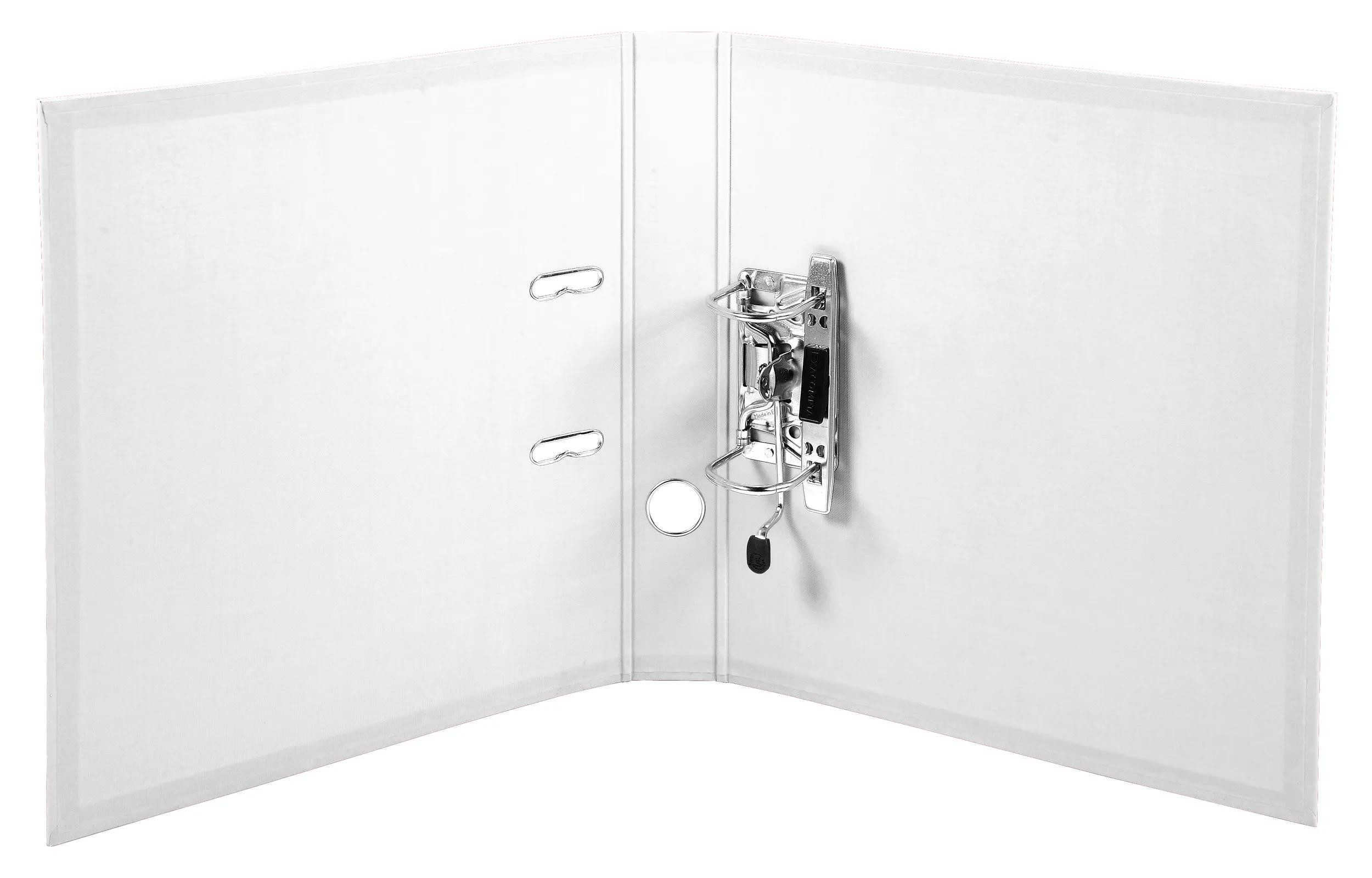 EXACOMPTA Aktenordner 10x Ordner Prem'Touch PVC, Rücken 50mm, 32x29cm A4 Maxi, Weiß, 53548E, Ordner Kunststoff