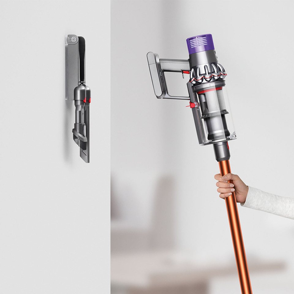 DYSON Akku-Hand-und Stielstaubsauger V10, 545 W, beutellos, Die Saugkraft eines kabelgebundenen Staubsaugers.