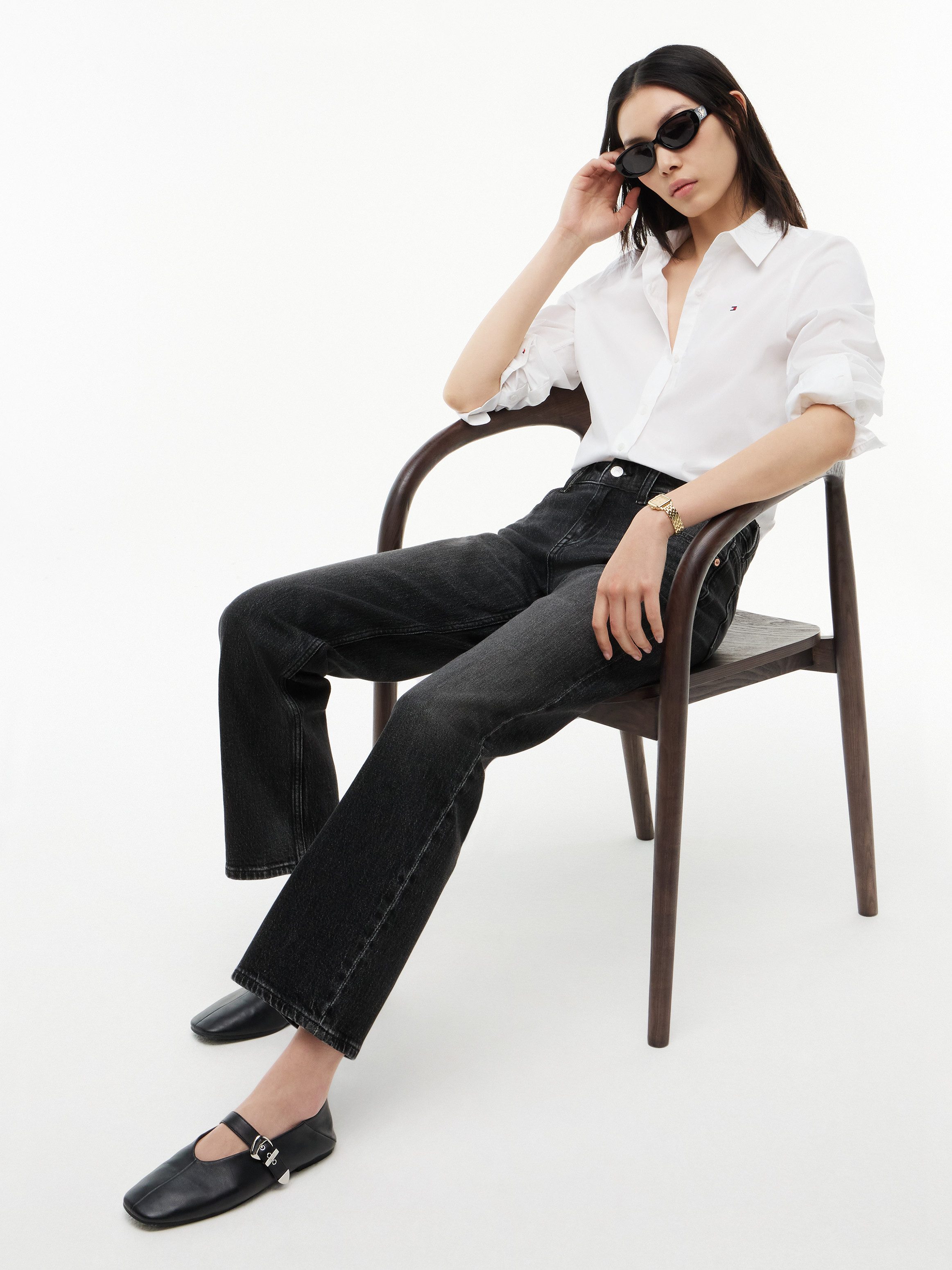 Tommy Jeans Straight-Jeans SOPHIE LOW RISE STRAIGHT DJ0187 Baumwollmischung, straight fit