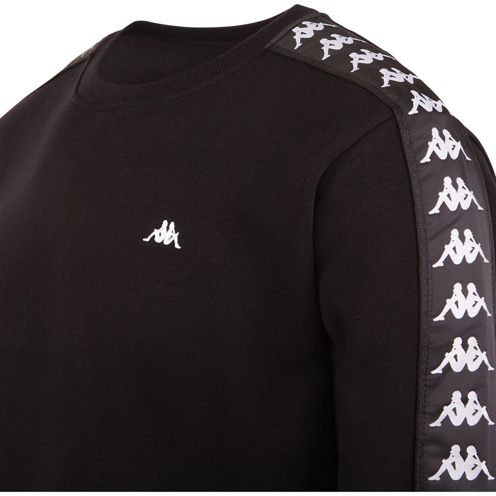 in Kappa caviar Materialmix hochwertigem Sweatshirt