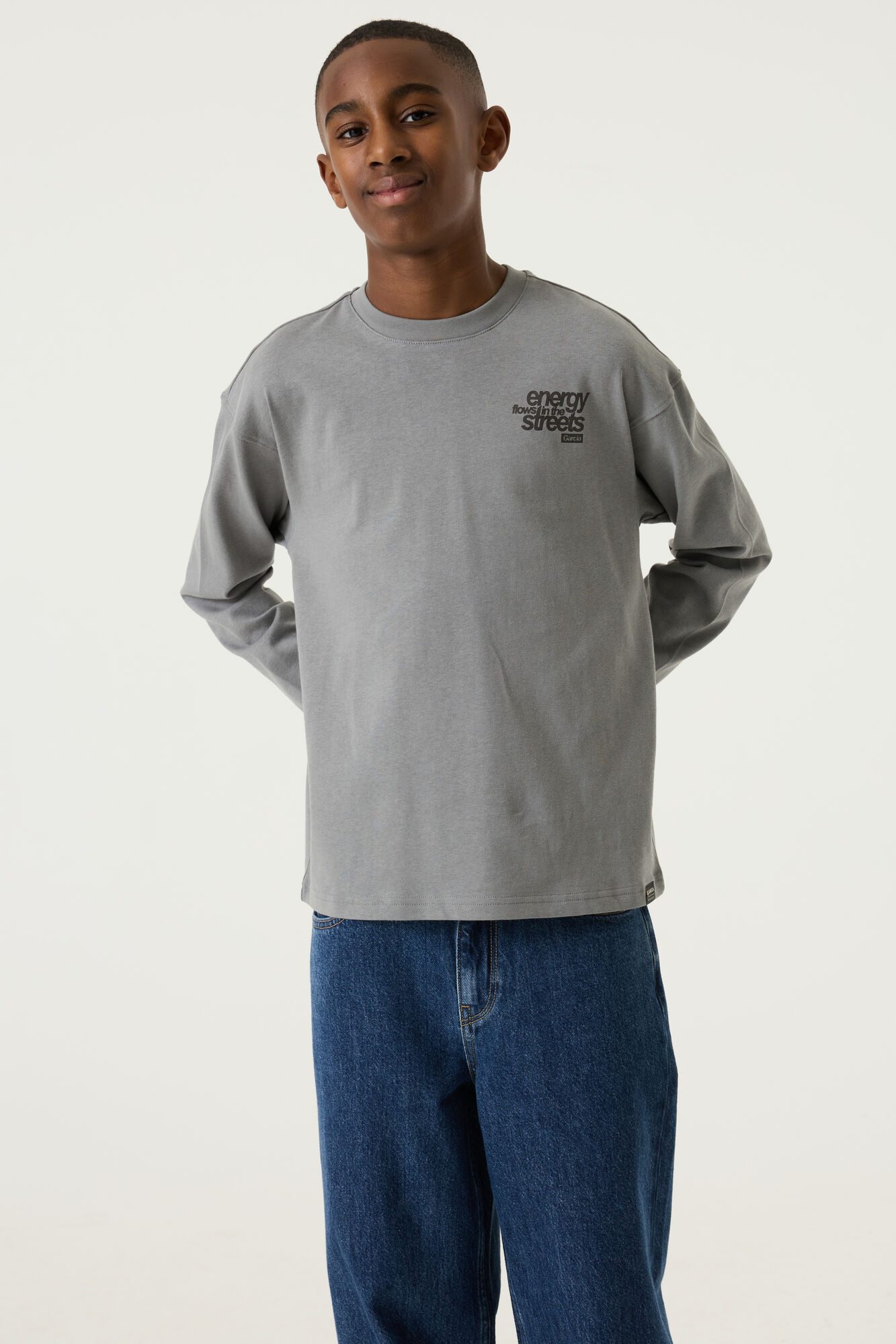 Garcia Langarmshirt mit Print for BOYS