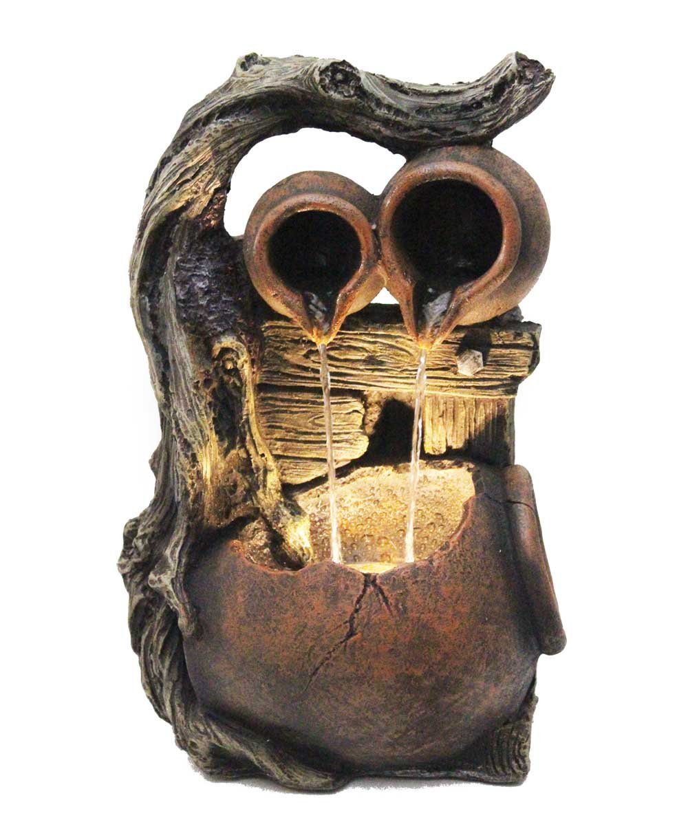 Arnusa Gartenbrunnen Springbrunnen Zimmerbrunnen BK834 Dekoration, mit LED günstig online kaufen