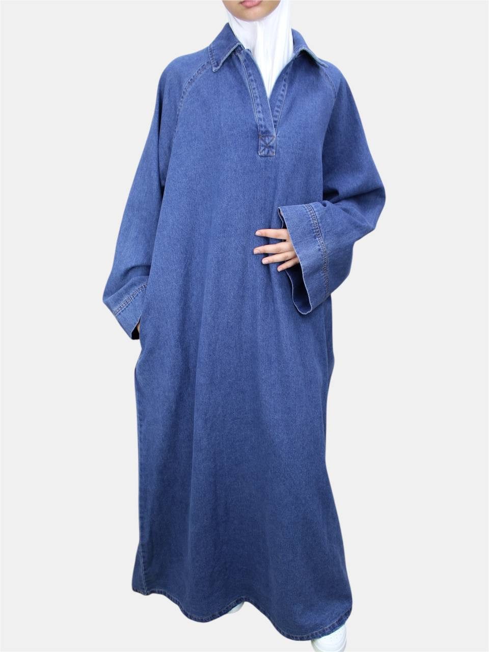 Aymasal Jeanskleid Denim Kleid LARA Maxikleid günstig online kaufen
