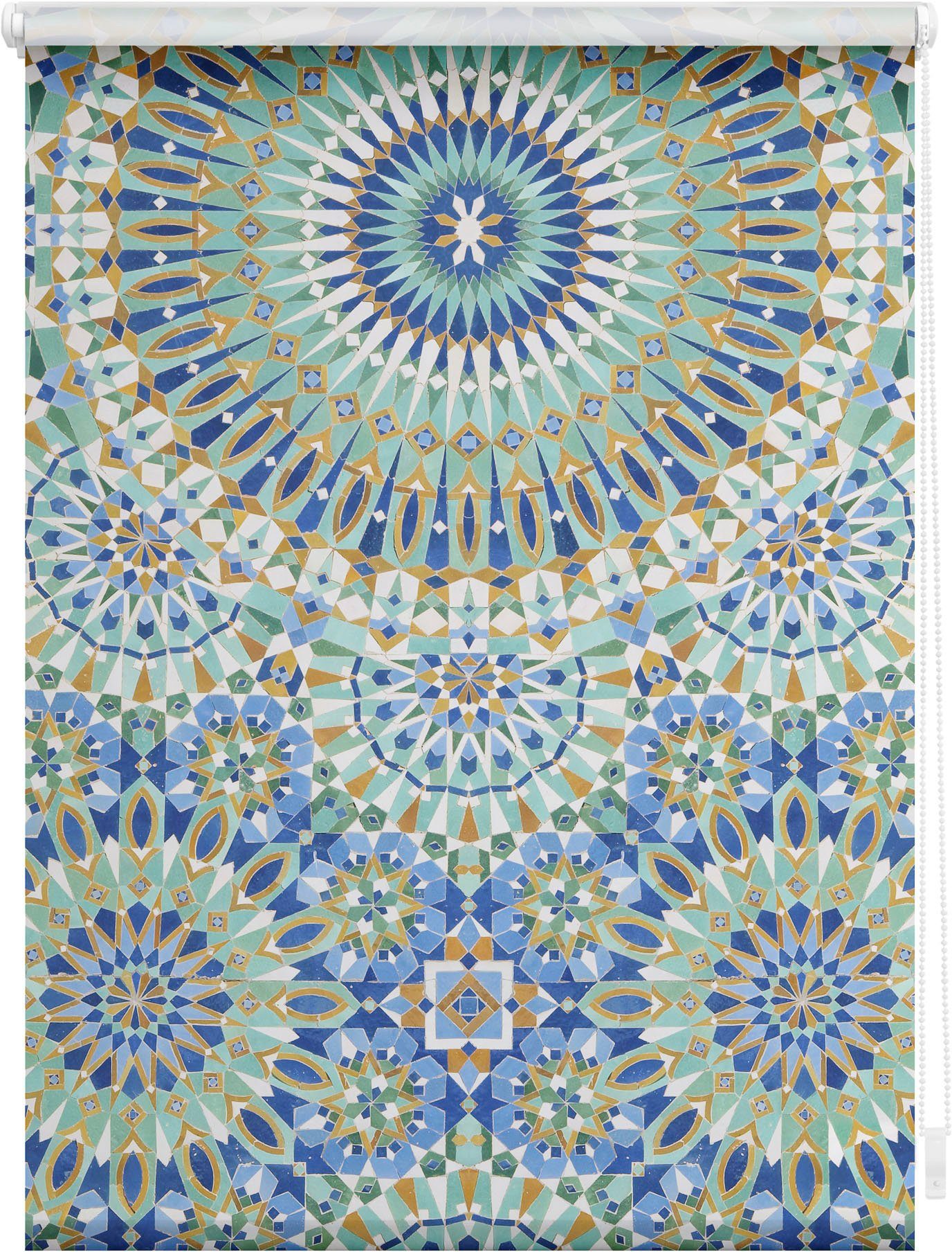 Seitenzugrollo Rollo Klemmfix, ohne Bohren, blickdicht, Orientalische Muste günstig online kaufen