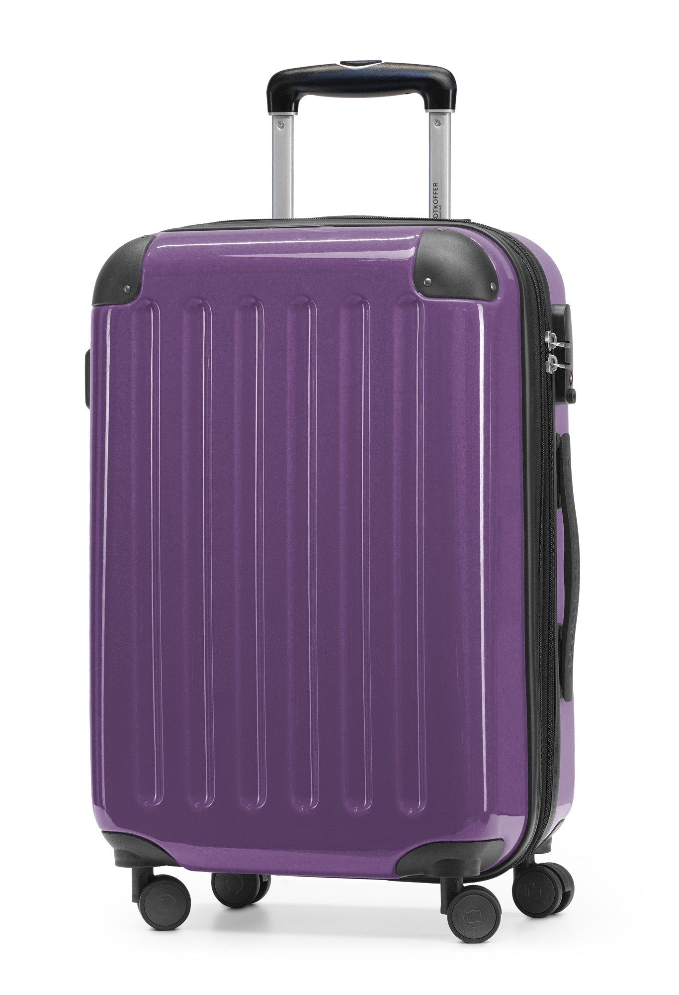 Hauptstadtkoffer Handgepäckkoffer, 4 Rollen, Handgepäck Koffer Trolley, TSA, 55 cm, 42 L
