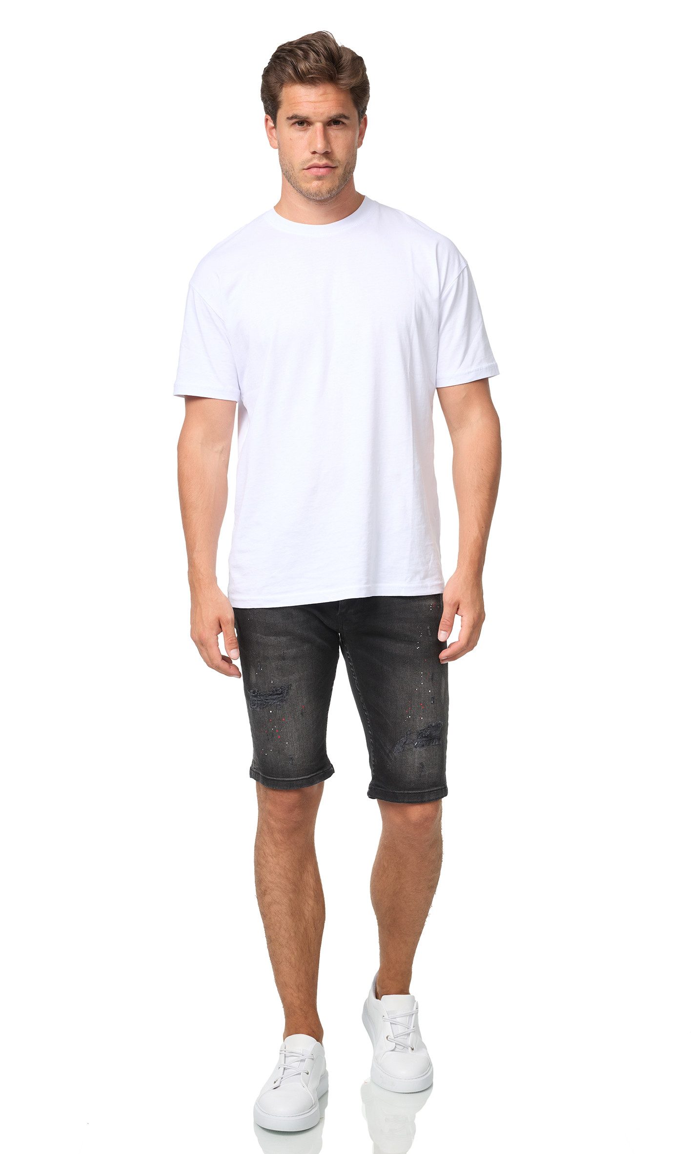Denim House Jeansshorts Schöne Destroyed Jeans günstig online kaufen