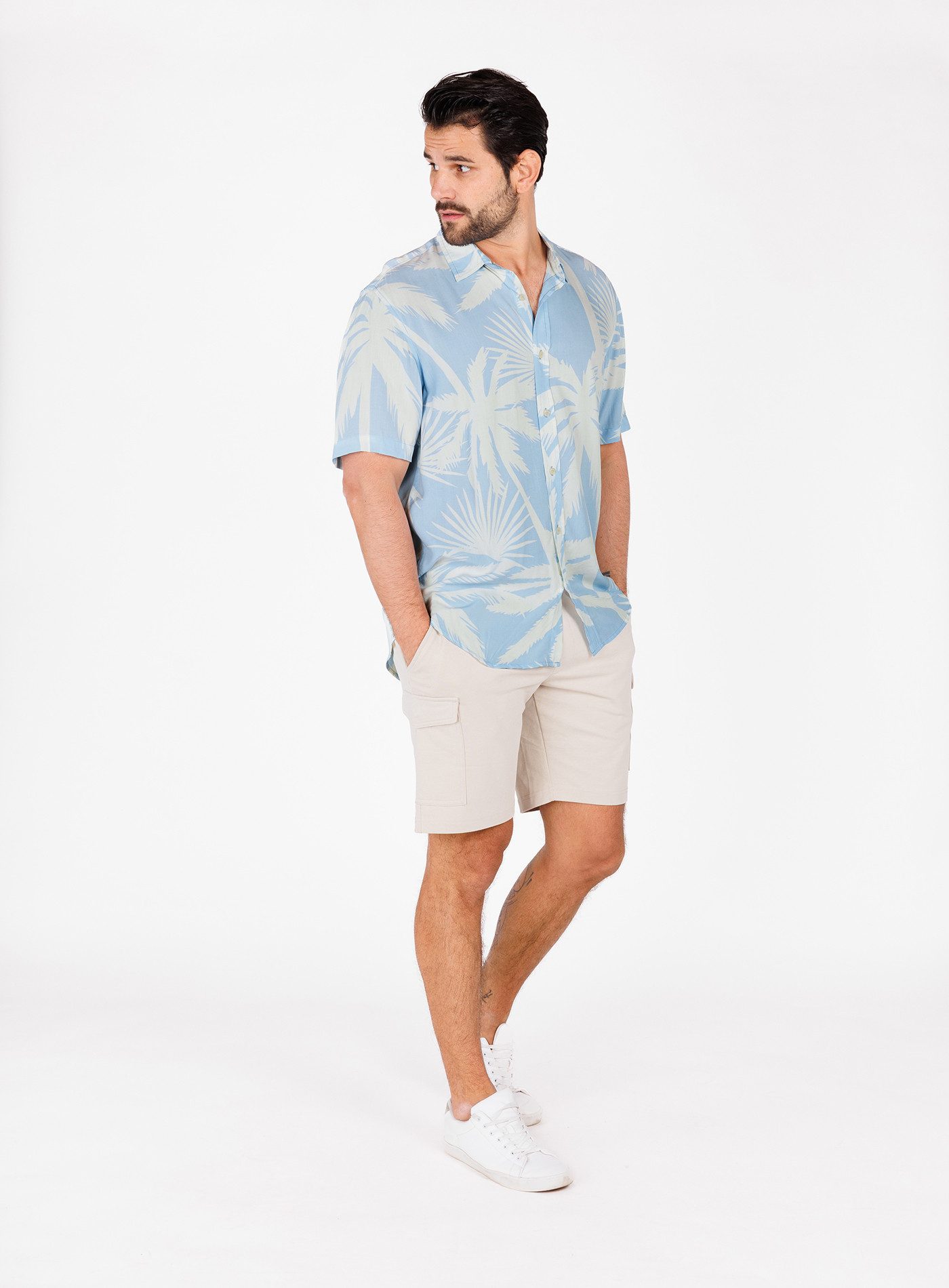 Key Largo Kurzarmhemd MSH PALMS 1/2 günstig online kaufen