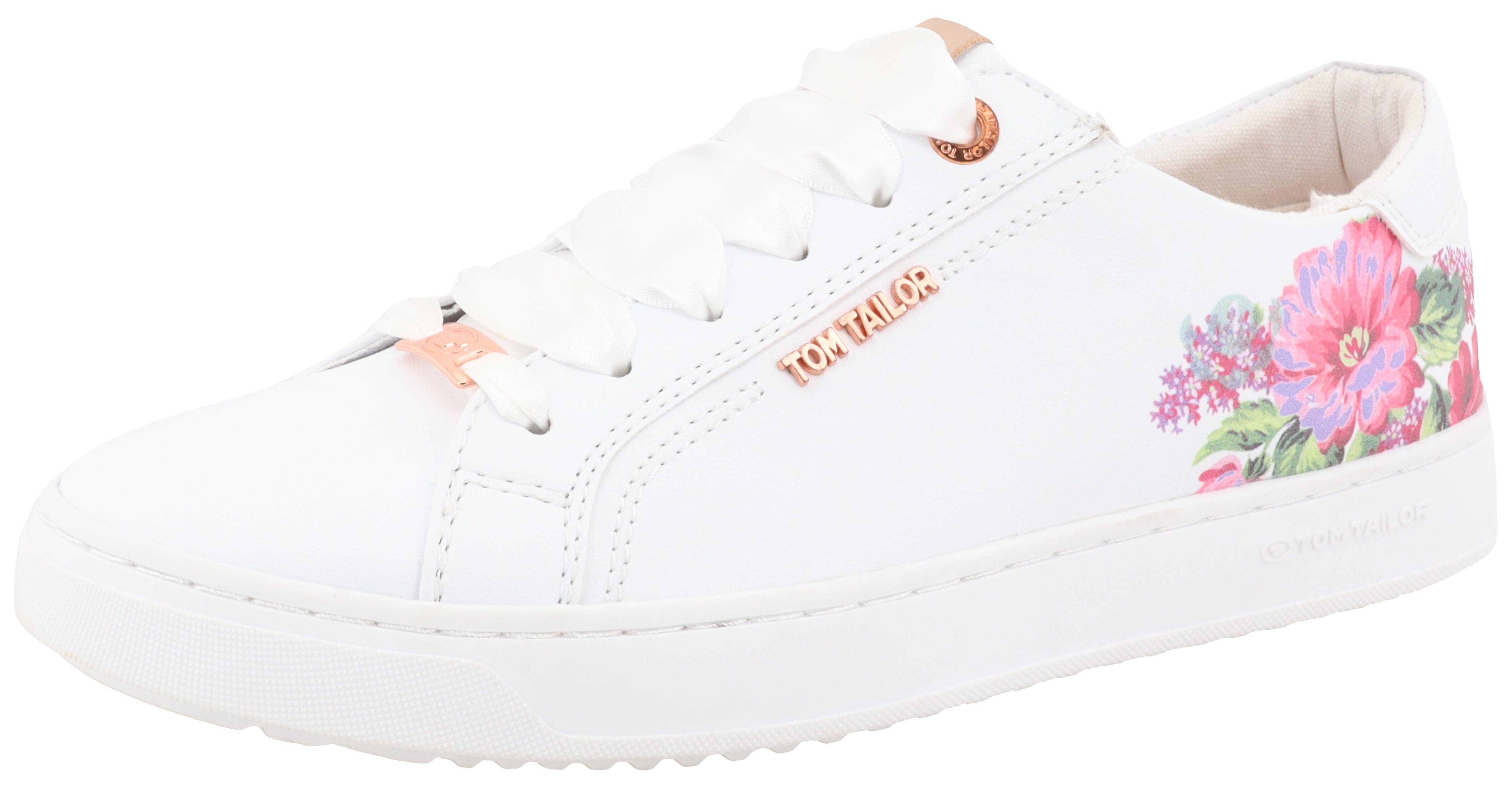 TOM TAILOR Plateausneaker mit buntem Blütenprint, günstig online kaufen