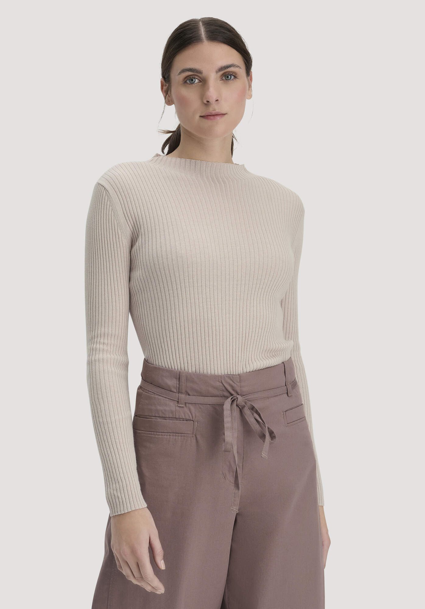 Hessnatur Strickpullover Fitted aus TENCEL™ Lyocell mit Bio-Baumwolle (1-tl günstig online kaufen