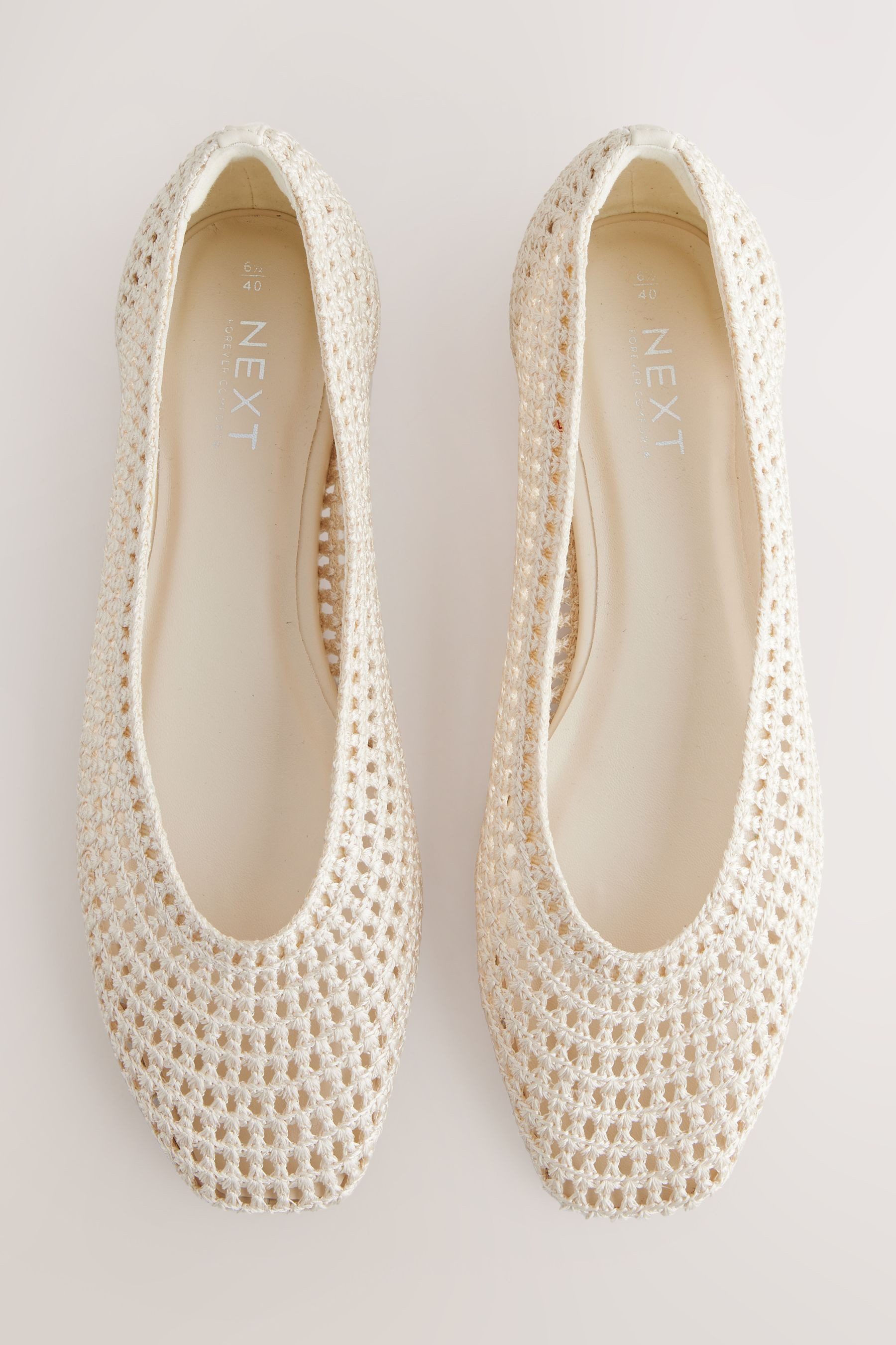 Next Forever Comfort® Ballerinas mit Häkeldetail günstig online kaufen