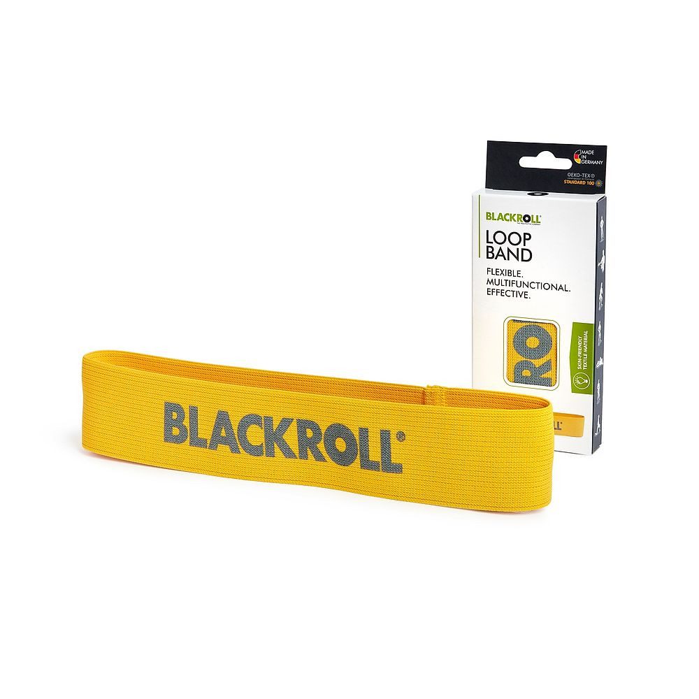 Blackroll Stretchband Loop-Band, Trainiert kleine Muskelketten – Verbessert die Körperstatik