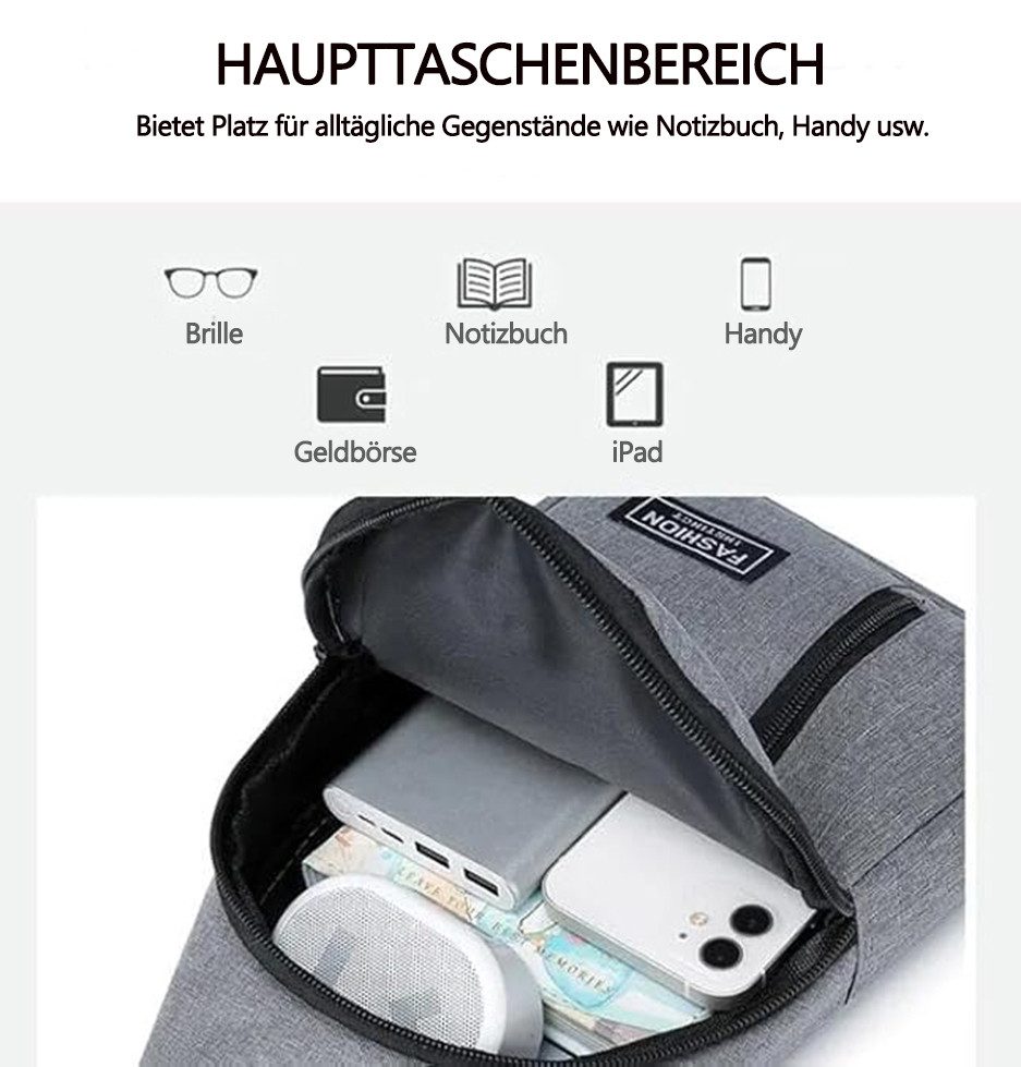 Coonoor Schultertasche Umhängetasche Brusttasche Rucksäcke für günstig online kaufen